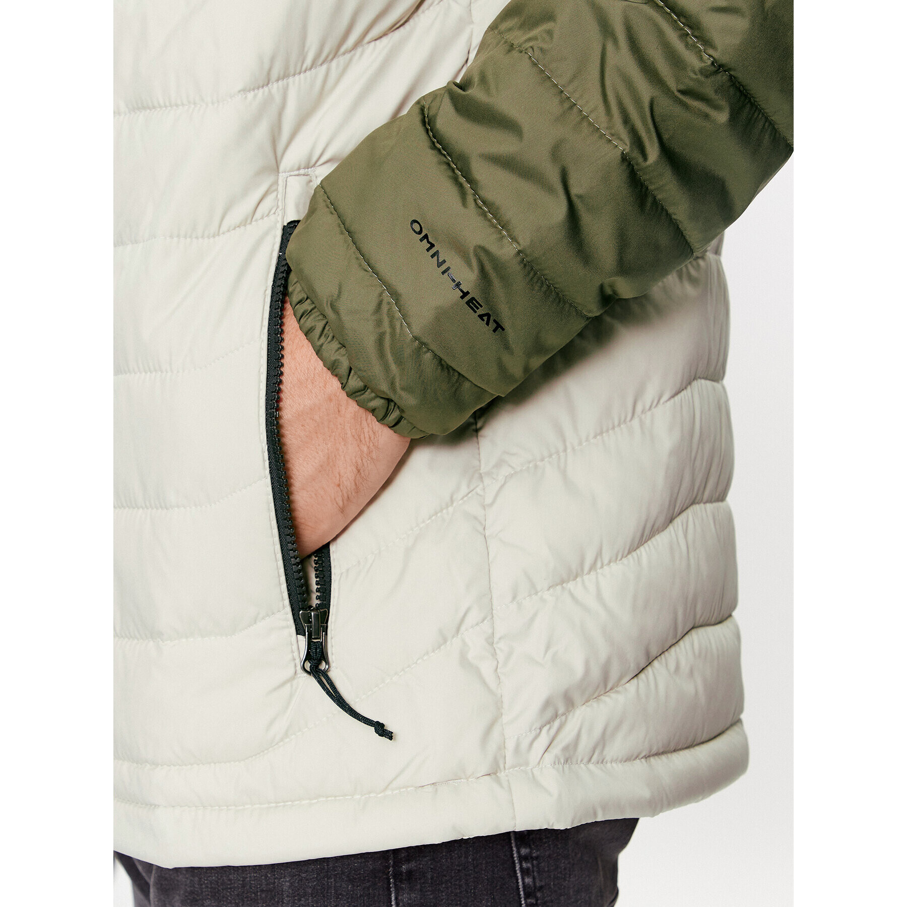 Columbia Пухено яке Powder Lite™ Hooded Jacket Кафяв Regular Fit - Pepit.bg