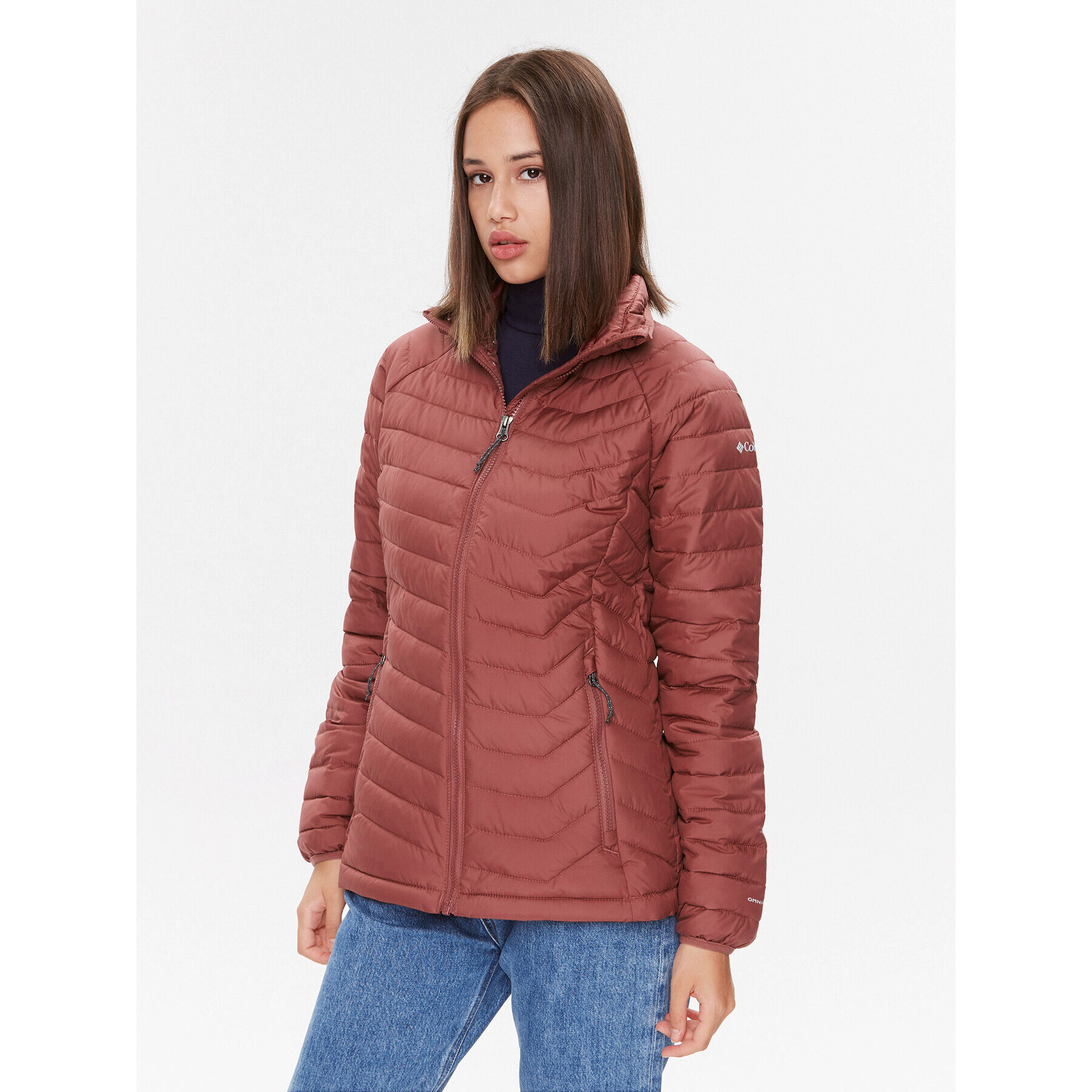 Columbia Пухено яке Powder Lite™ Jacket Червен Regular Fit - Pepit.bg