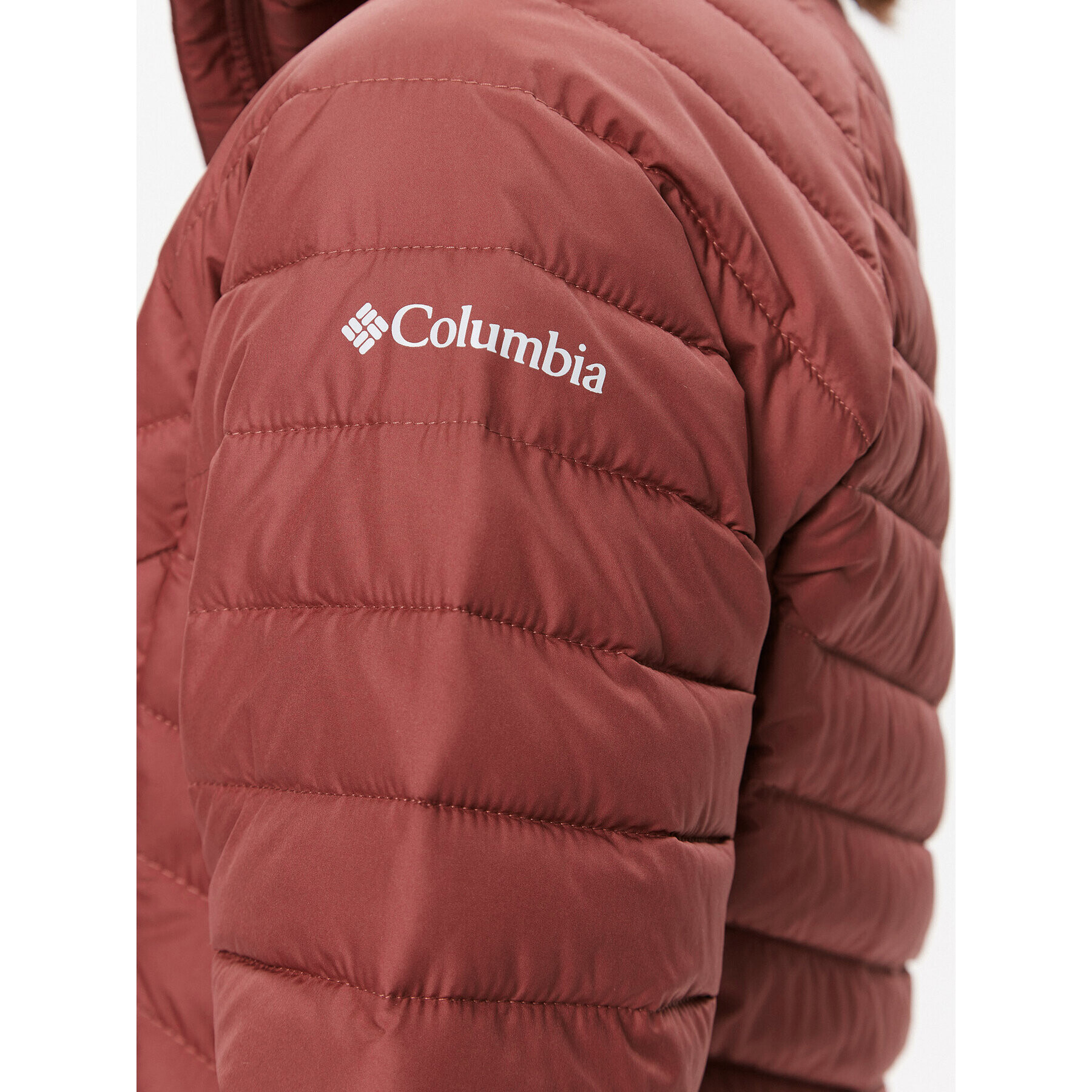 Columbia Пухено яке Powder Lite™ Jacket Червен Regular Fit - Pepit.bg