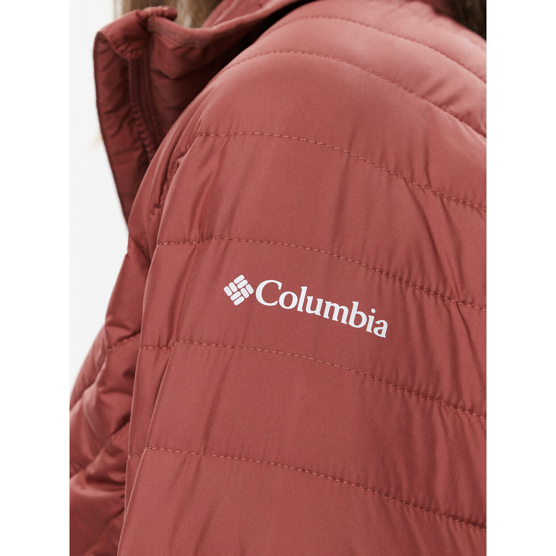Columbia Пухено яке Powder Lite™ Jacket Червен Regular Fit - Pepit.bg
