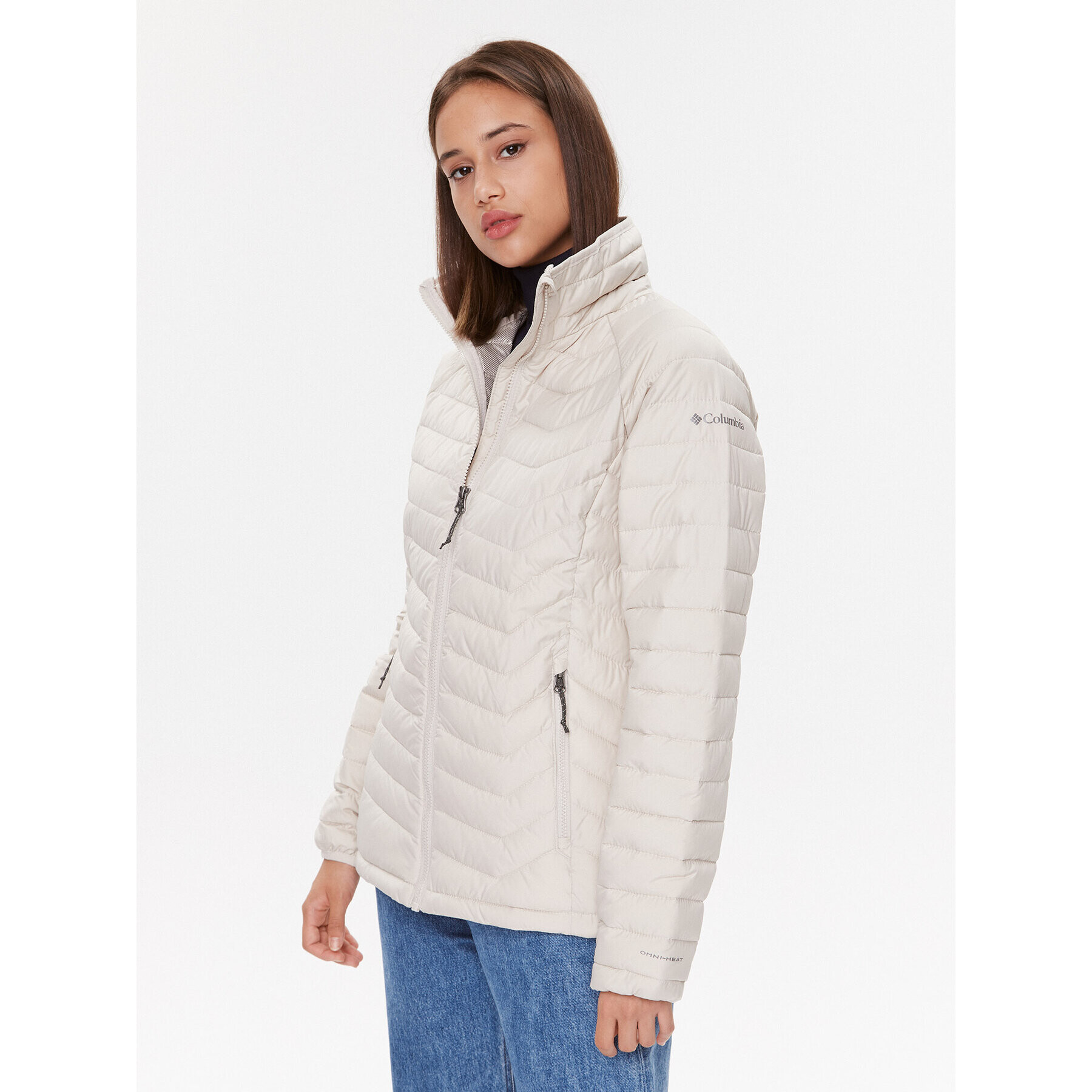 Columbia Пухено яке Powder Lite™ Jacket Кафяв Regular Fit - Pepit.bg