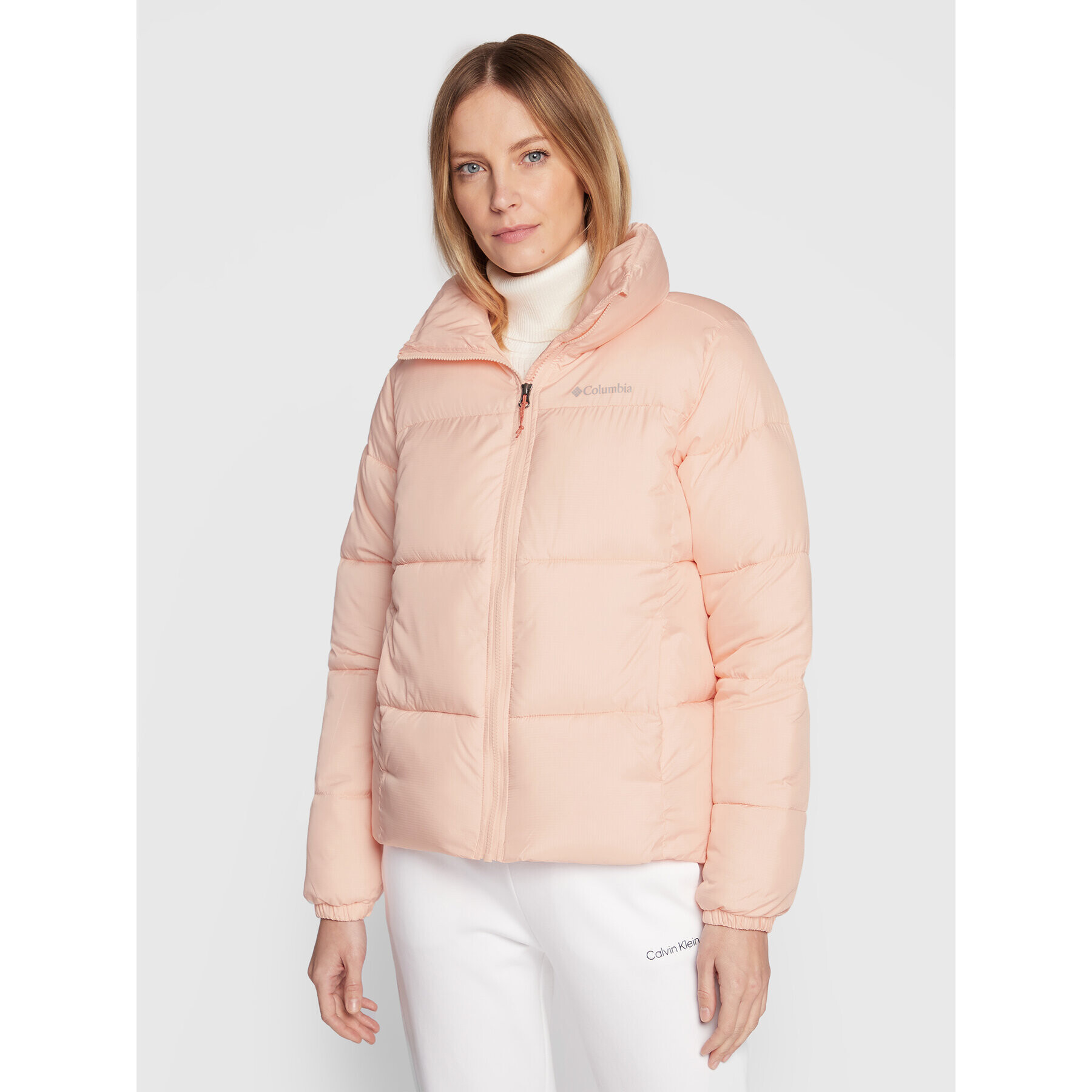 Columbia Пухено яке Puffect 1864781890 Оранжев Regular Fit - Pepit.bg