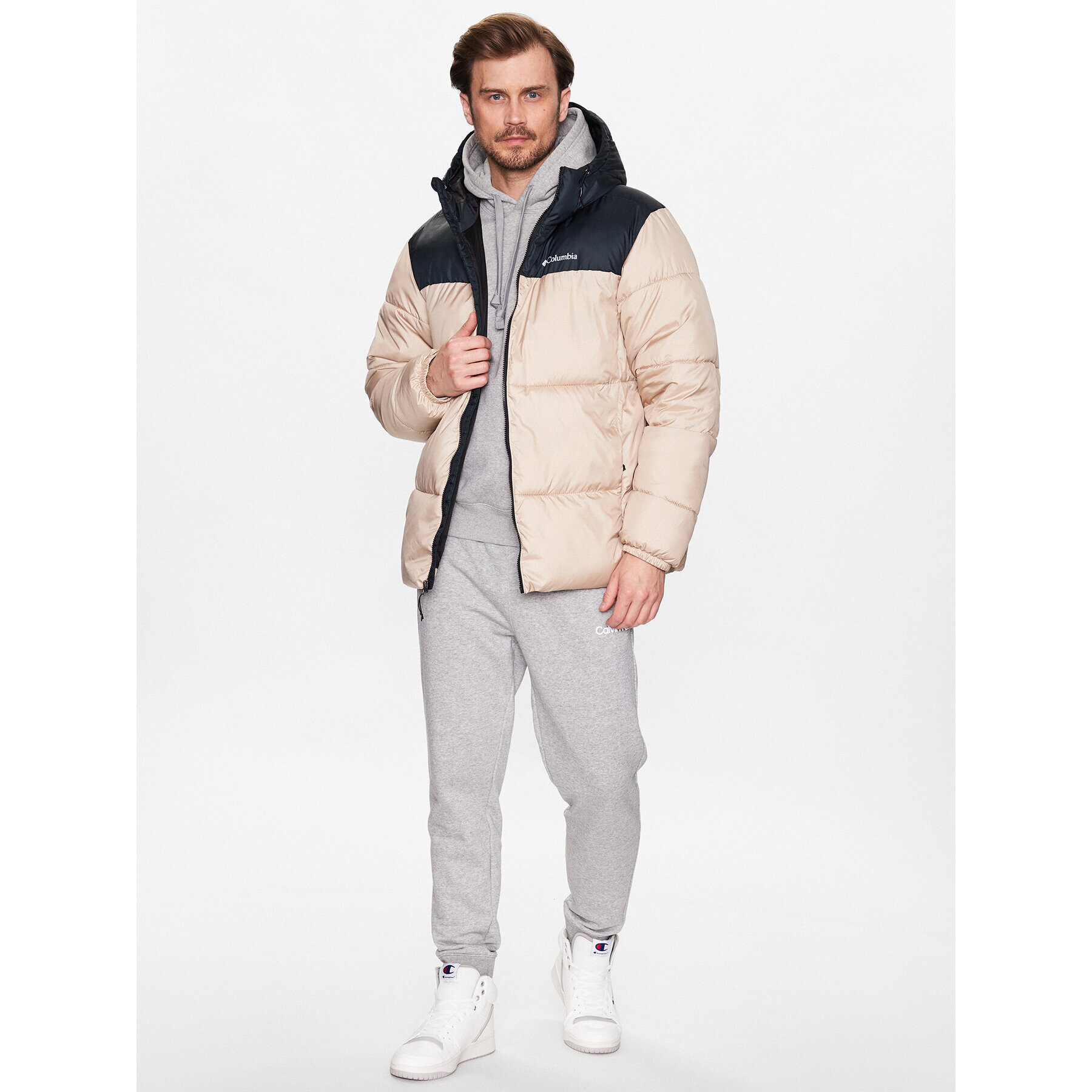 Columbia Пухено яке Puffect 2008413 Бежов Regular Fit - Pepit.bg