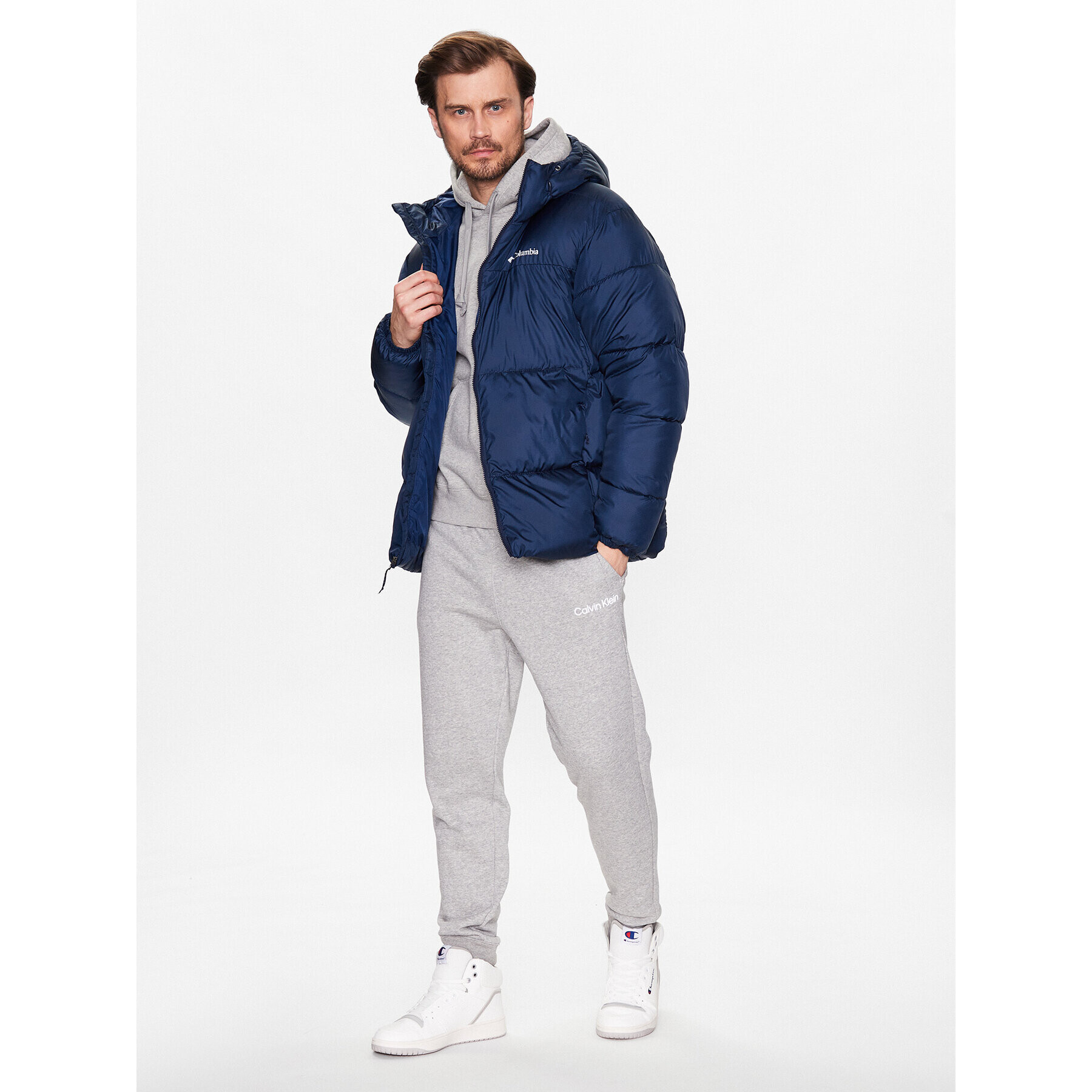 Columbia Пухено яке Puffect 2008413 Тъмносин Regular Fit - Pepit.bg