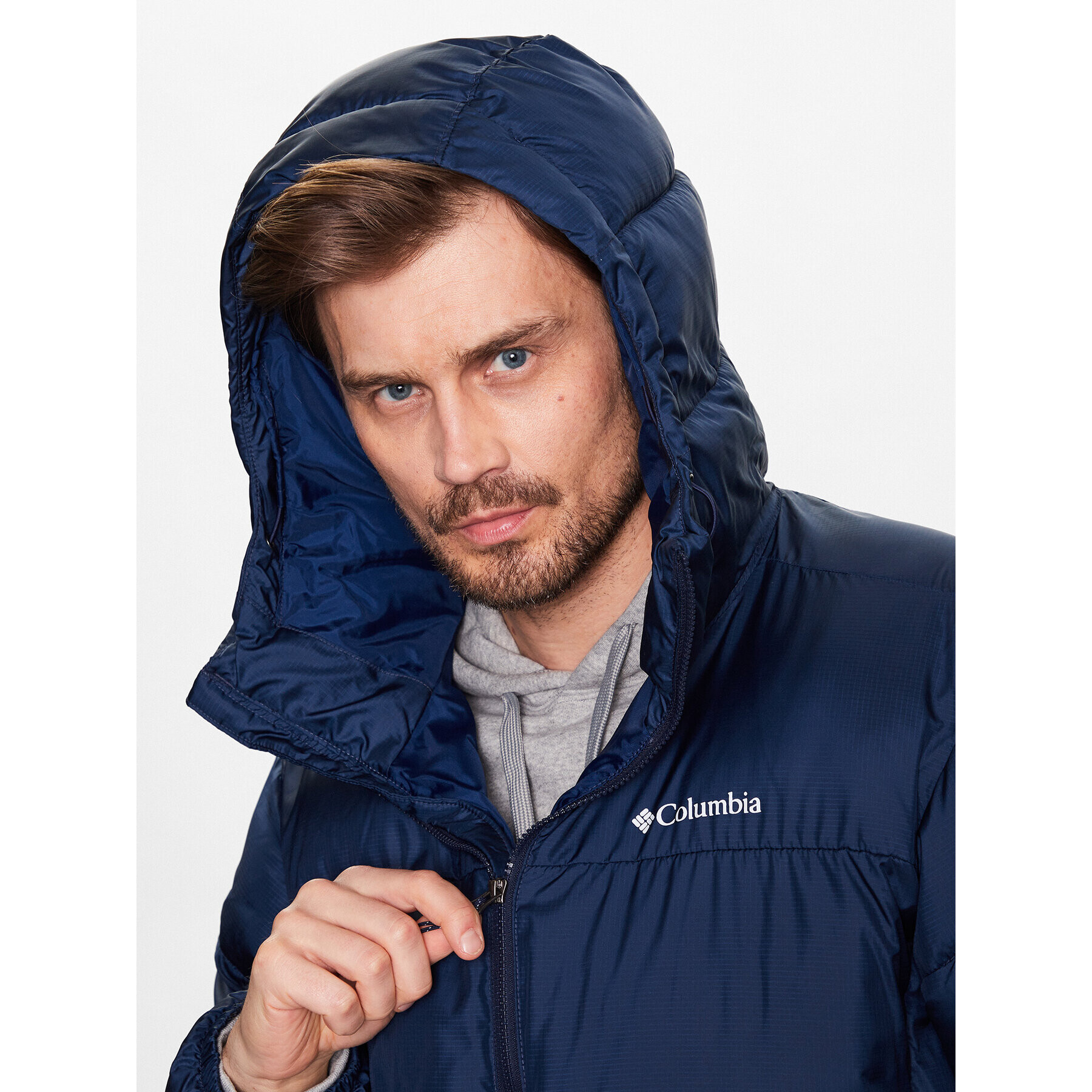 Columbia Пухено яке Puffect 2008413 Тъмносин Regular Fit - Pepit.bg