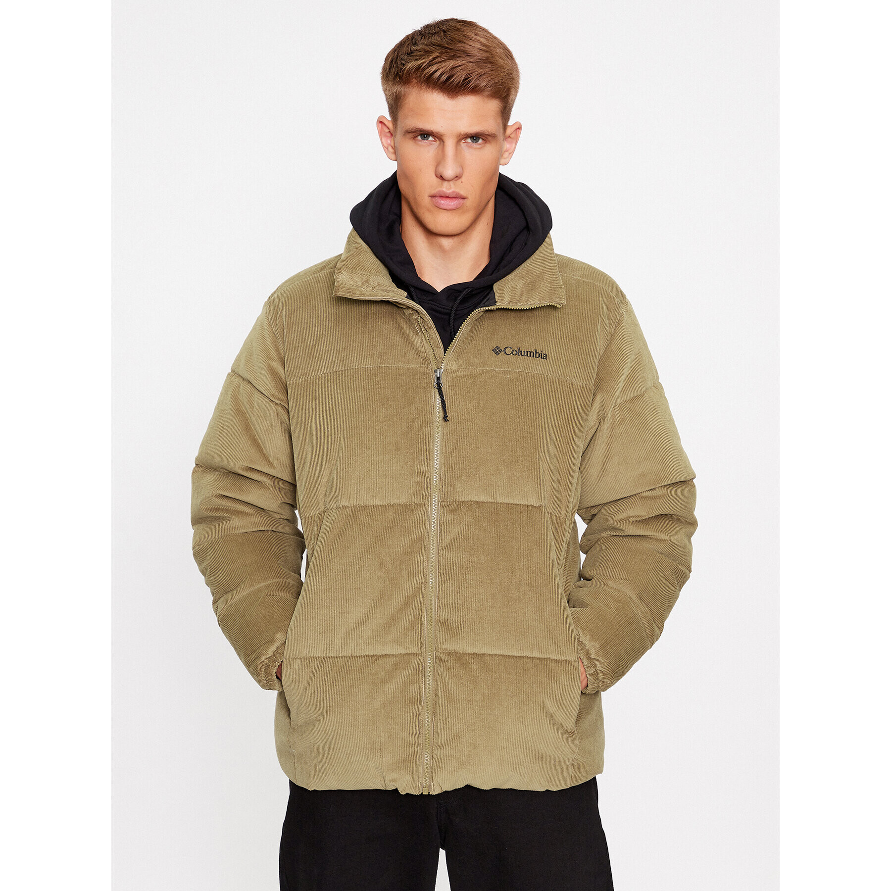 Columbia Пухено яке Puffect™ Corduroy Jacket Кафяв Regular Fit - Pepit.bg