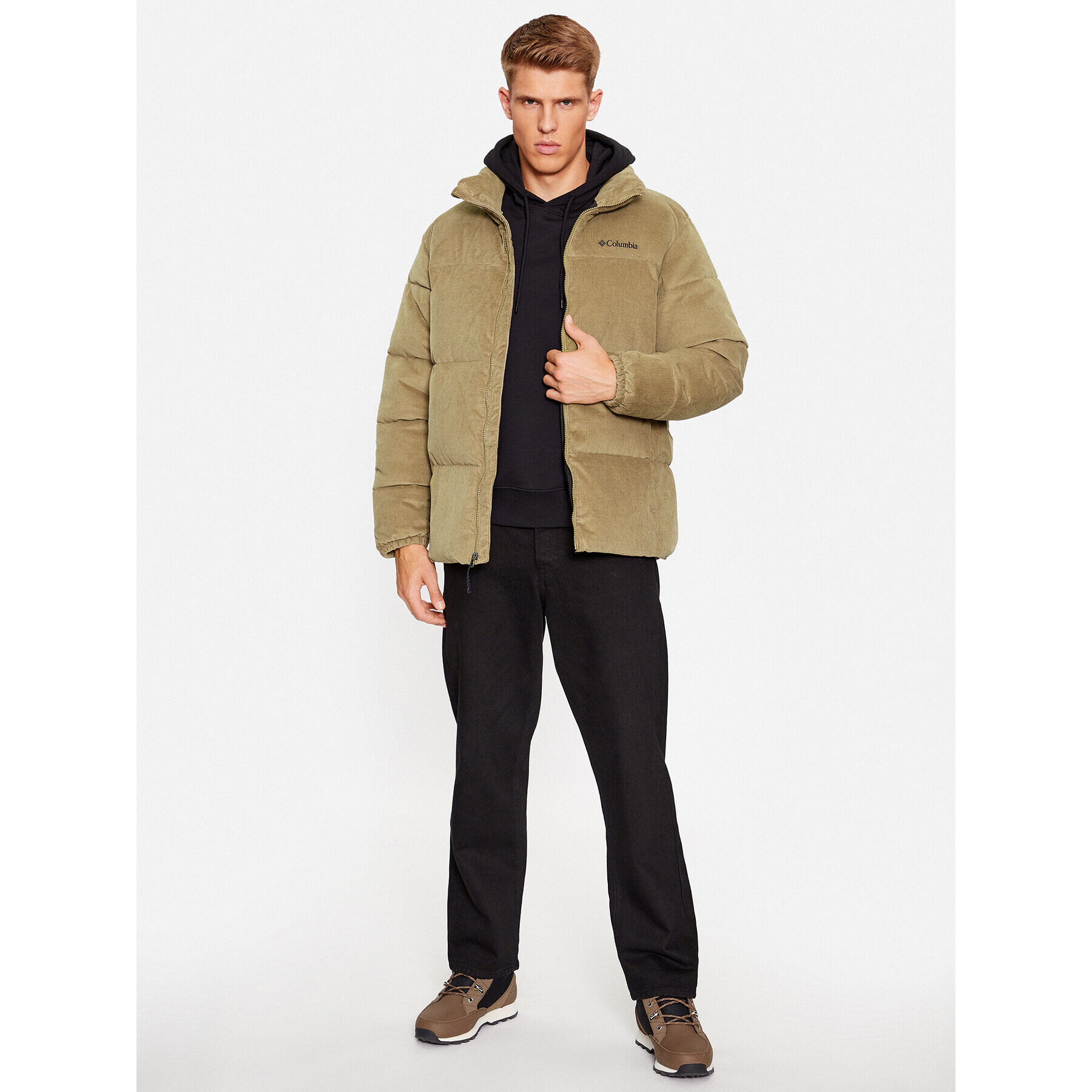 Columbia Пухено яке Puffect™ Corduroy Jacket Кафяв Regular Fit - Pepit.bg
