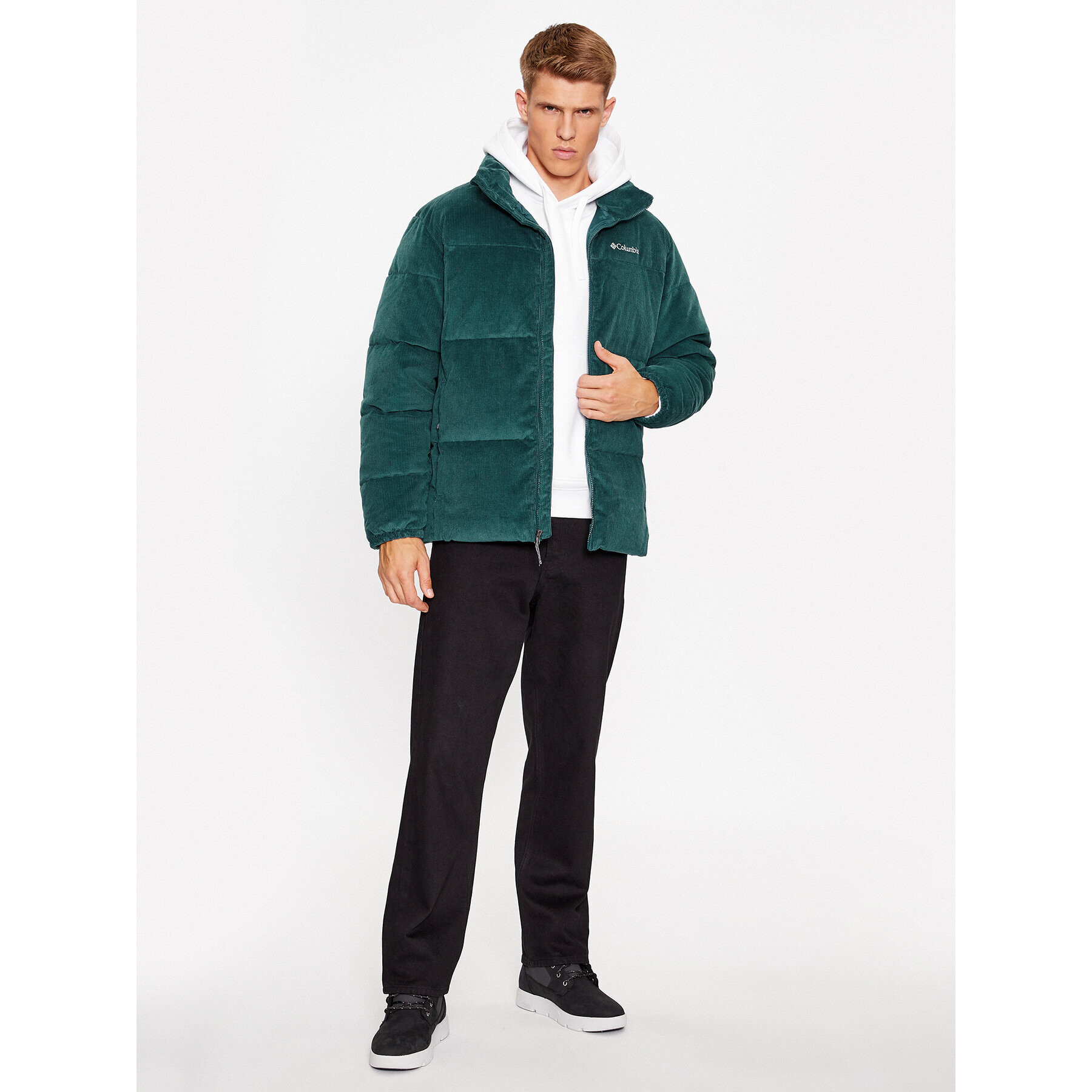 Columbia Пухено яке Puffect™ Corduroy Jacket Син Regular Fit - Pepit.bg