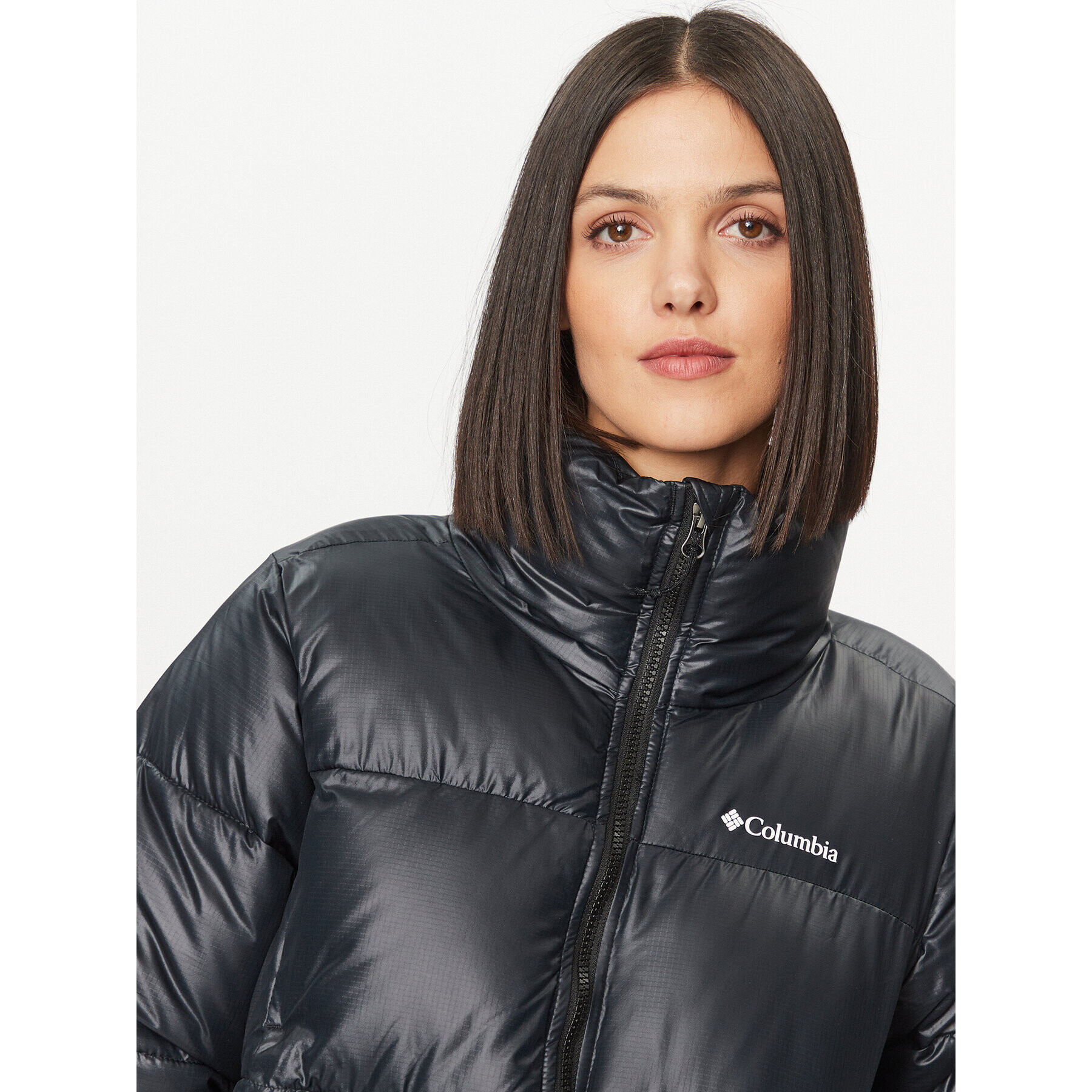 Columbia Пухено яке Puffect™ Cropped Jacket Черен Regular Fit - Pepit.bg