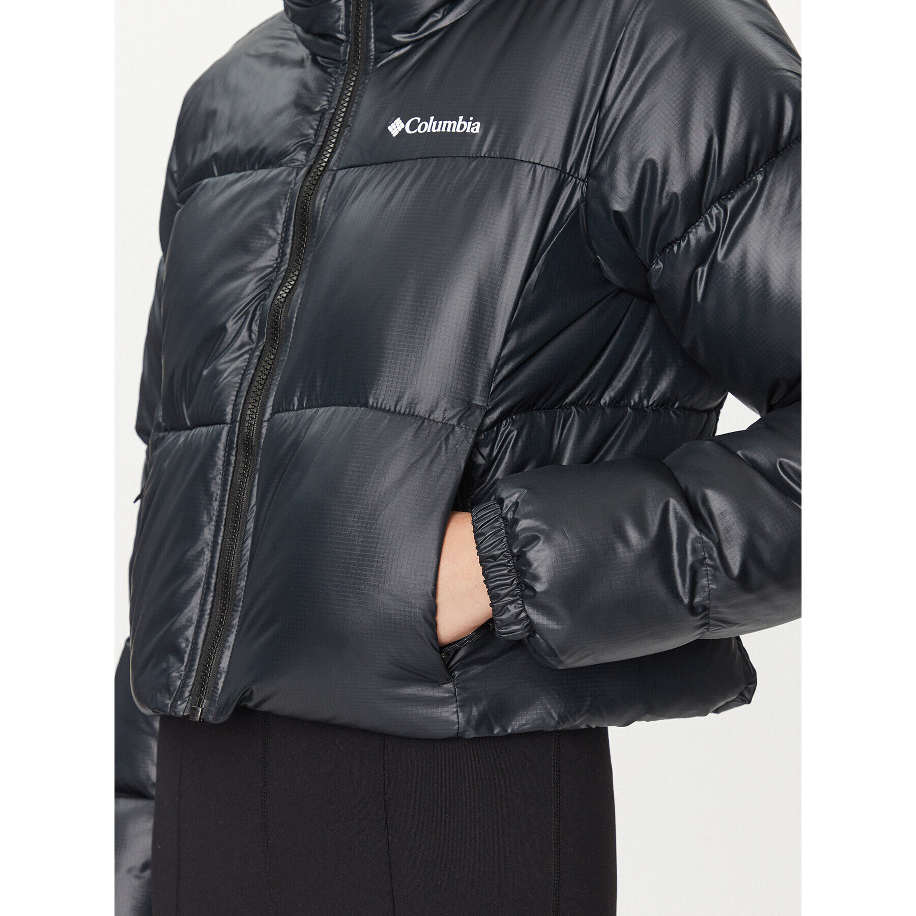 Columbia Пухено яке Puffect™ Cropped Jacket Черен Regular Fit - Pepit.bg