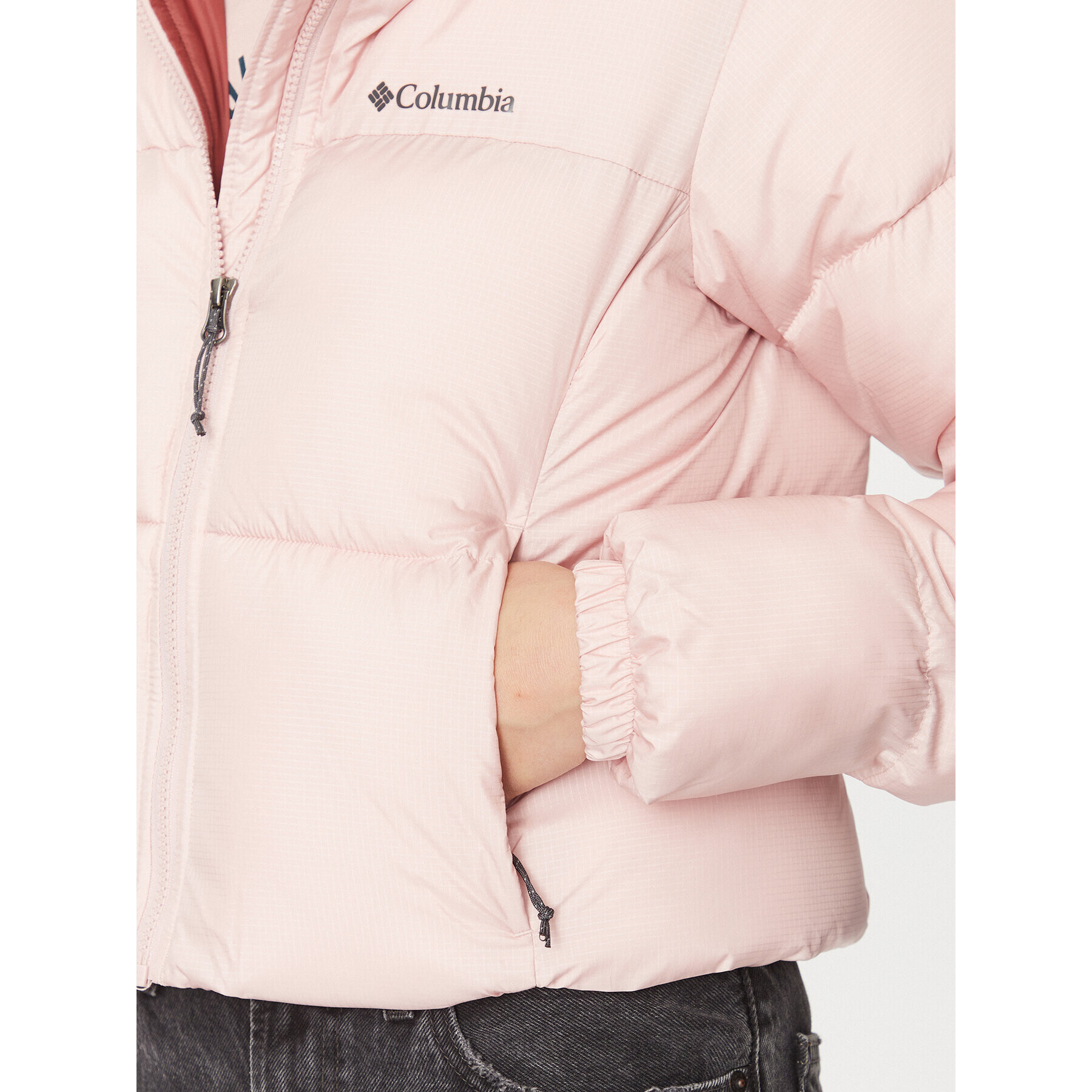 Columbia Пухено яке Puffect™ Cropped Jacket Червен Regular Fit - Pepit.bg