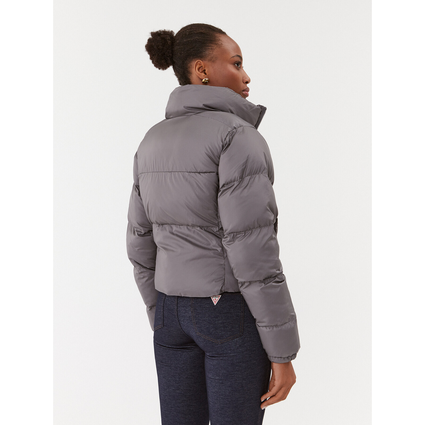 Columbia Пухено яке Puffect™ Cropped Jacket Сив Regular Fit - Pepit.bg