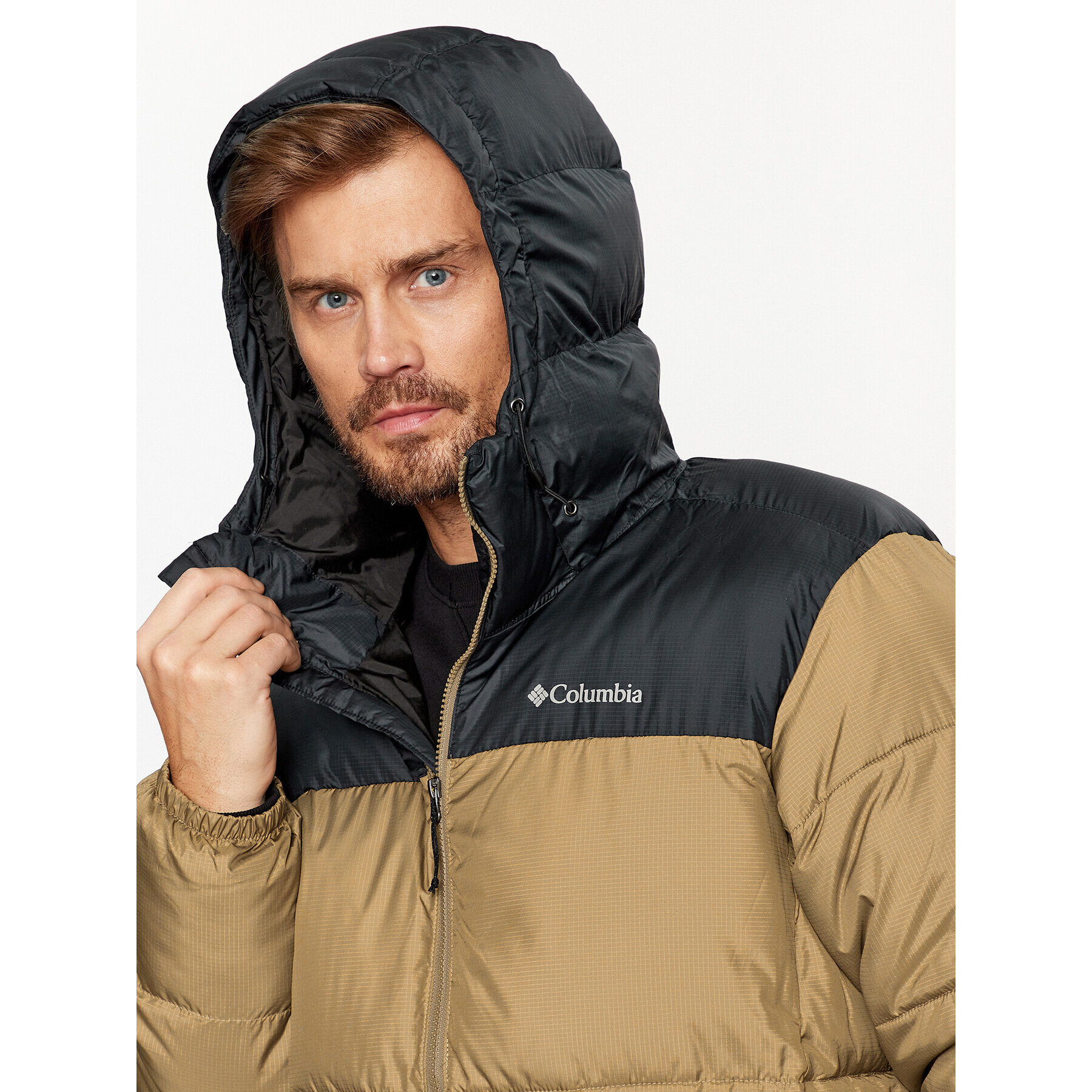 Columbia Пухено яке Puffect™ Hooded Jacket Кафяв Regular Fit - Pepit.bg