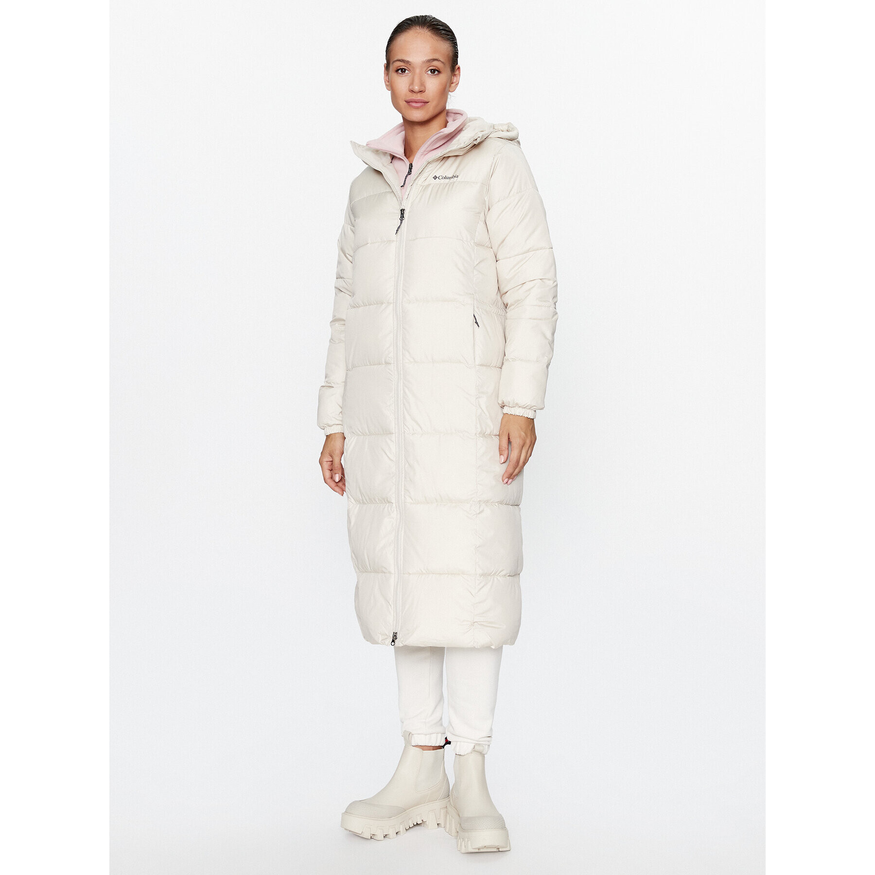 Columbia Пухено яке Puffect™ Long Jacket Кафяв Regular Fit - Pepit.bg