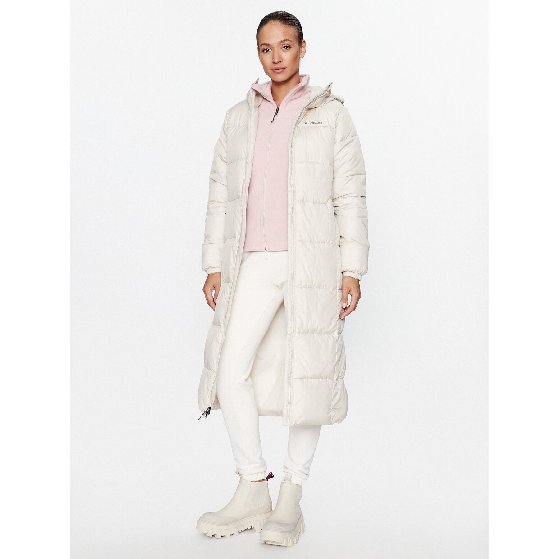 Columbia Пухено яке Puffect™ Long Jacket Кафяв Regular Fit - Pepit.bg