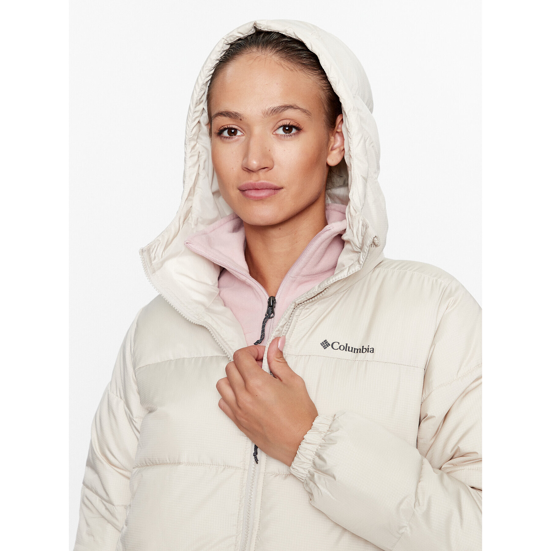 Columbia Пухено яке Puffect™ Long Jacket Кафяв Regular Fit - Pepit.bg