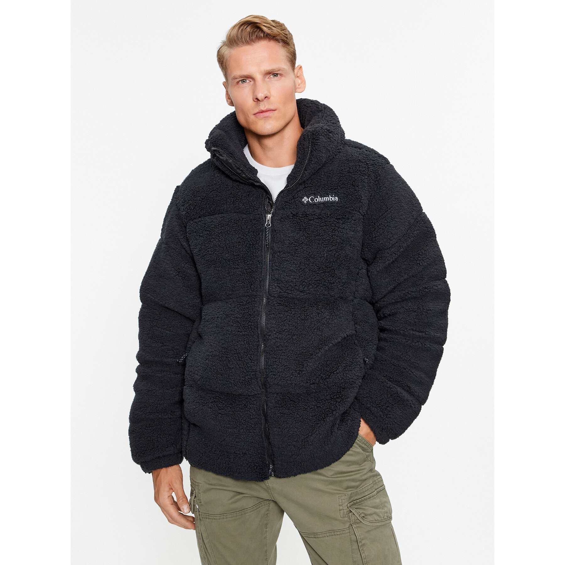 Columbia Пухено яке Puffect™ Sherpa Jacket Черен Regular Fit - Pepit.bg