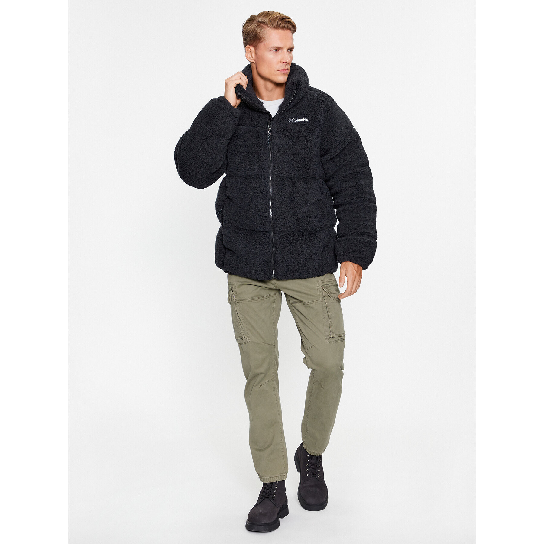 Columbia Пухено яке Puffect™ Sherpa Jacket Черен Regular Fit - Pepit.bg