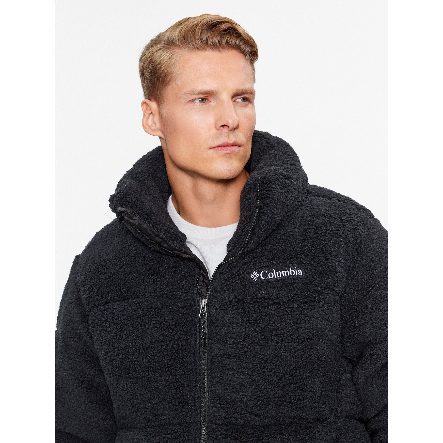 Columbia Пухено яке Puffect™ Sherpa Jacket Черен Regular Fit - Pepit.bg