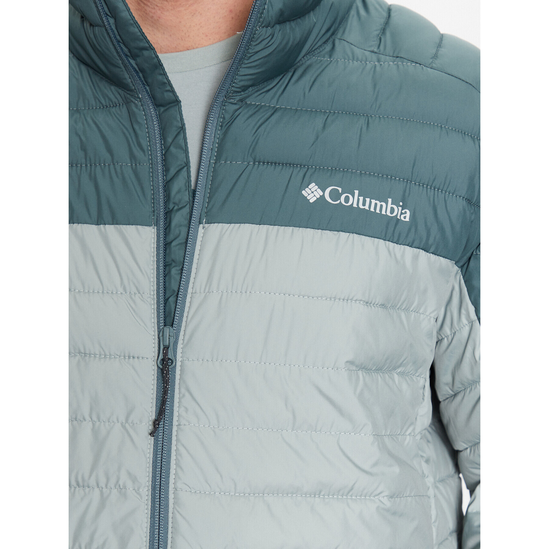 Columbia Пухено яке Silver Falls™ 2034495 Зелен Regular Fit - Pepit.bg