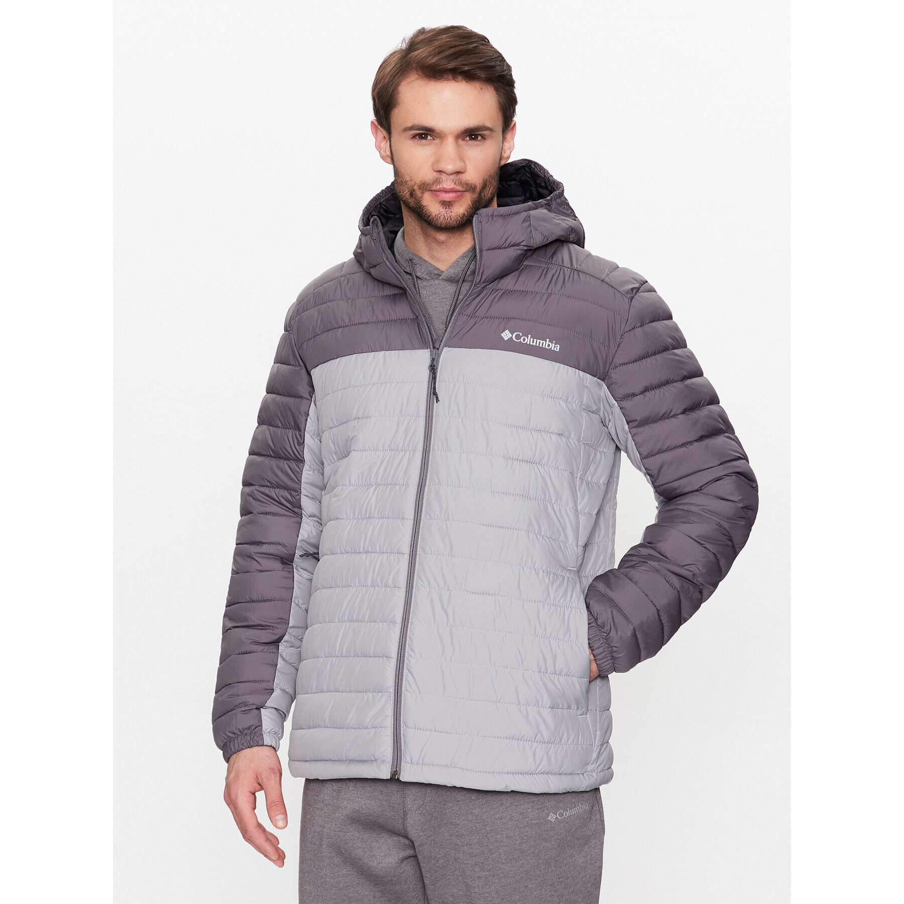 Columbia Пухено яке Silver Falls™ 2034506 Сив Regular Fit - Pepit.bg
