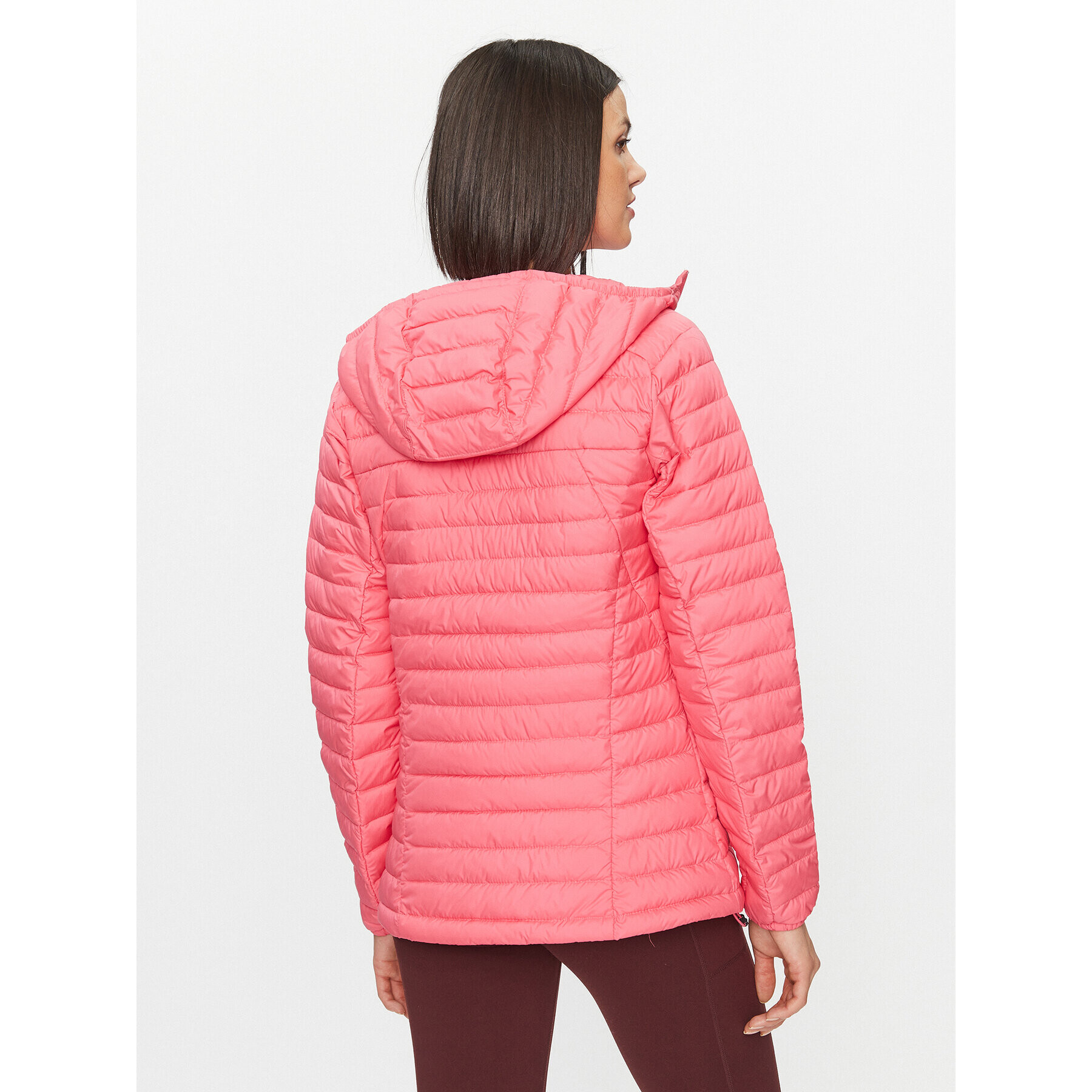 Columbia Пухено яке Silver Falls™ Hooded Jacket Червен Regular Fit - Pepit.bg