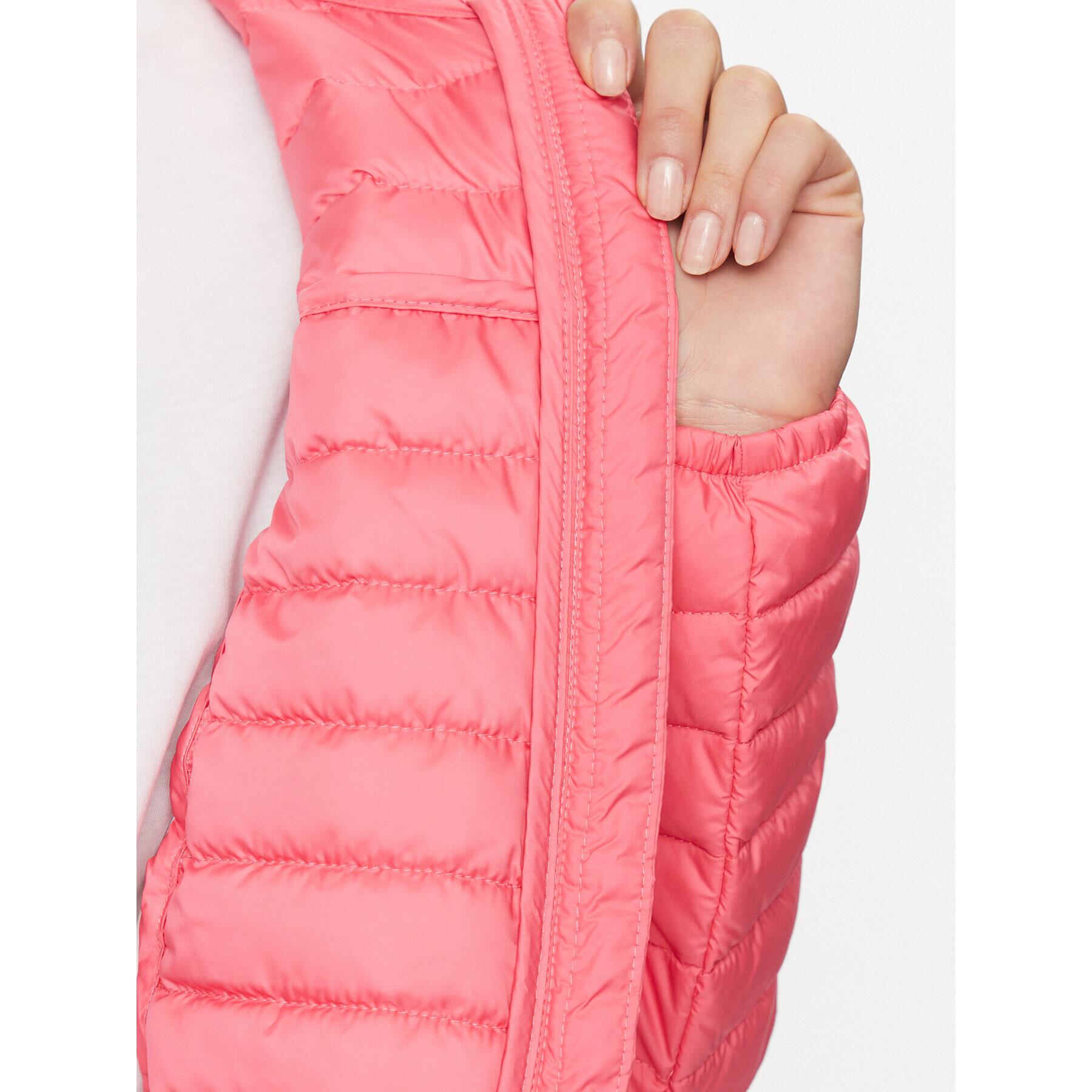Columbia Пухено яке Silver Falls™ Hooded Jacket Червен Regular Fit - Pepit.bg