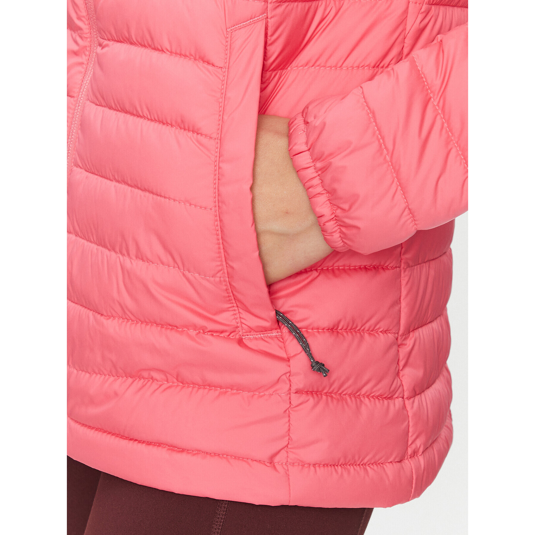 Columbia Пухено яке Silver Falls™ Hooded Jacket Червен Regular Fit - Pepit.bg