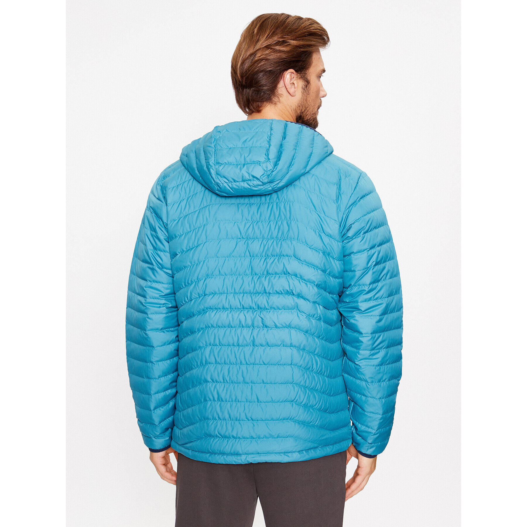 Columbia Пухено яке Westridge™ Down Hooded Jacket Син Regular Fit - Pepit.bg