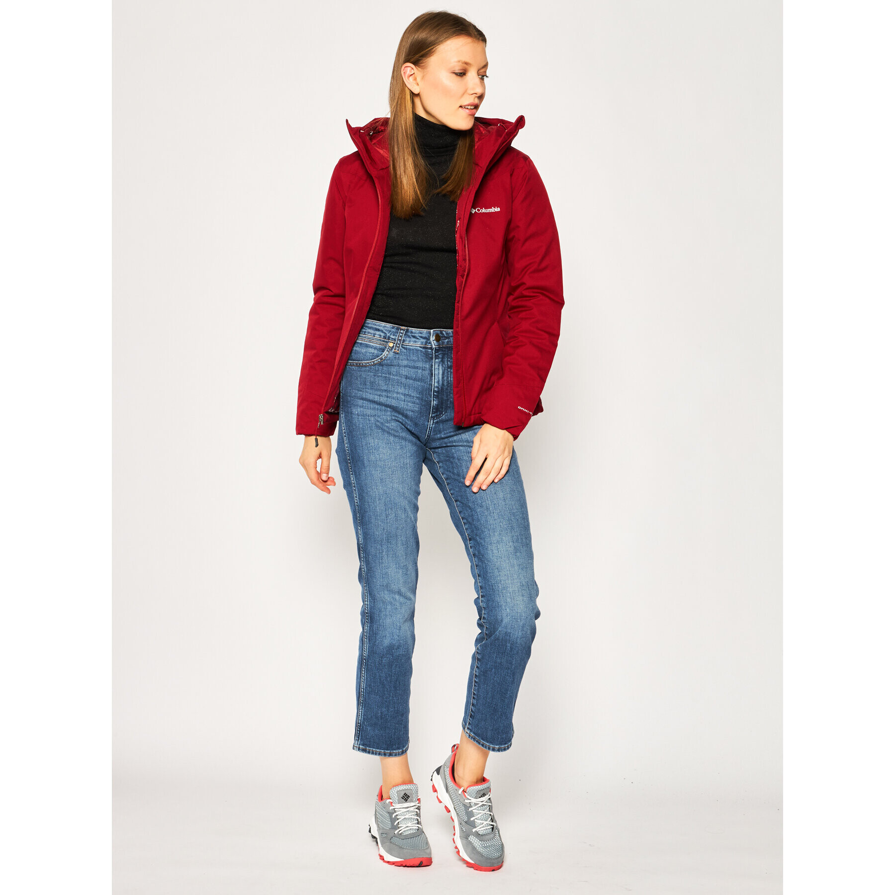 Columbia Пухено яке Windgates 1860322 Червен Regular Fit - Pepit.bg