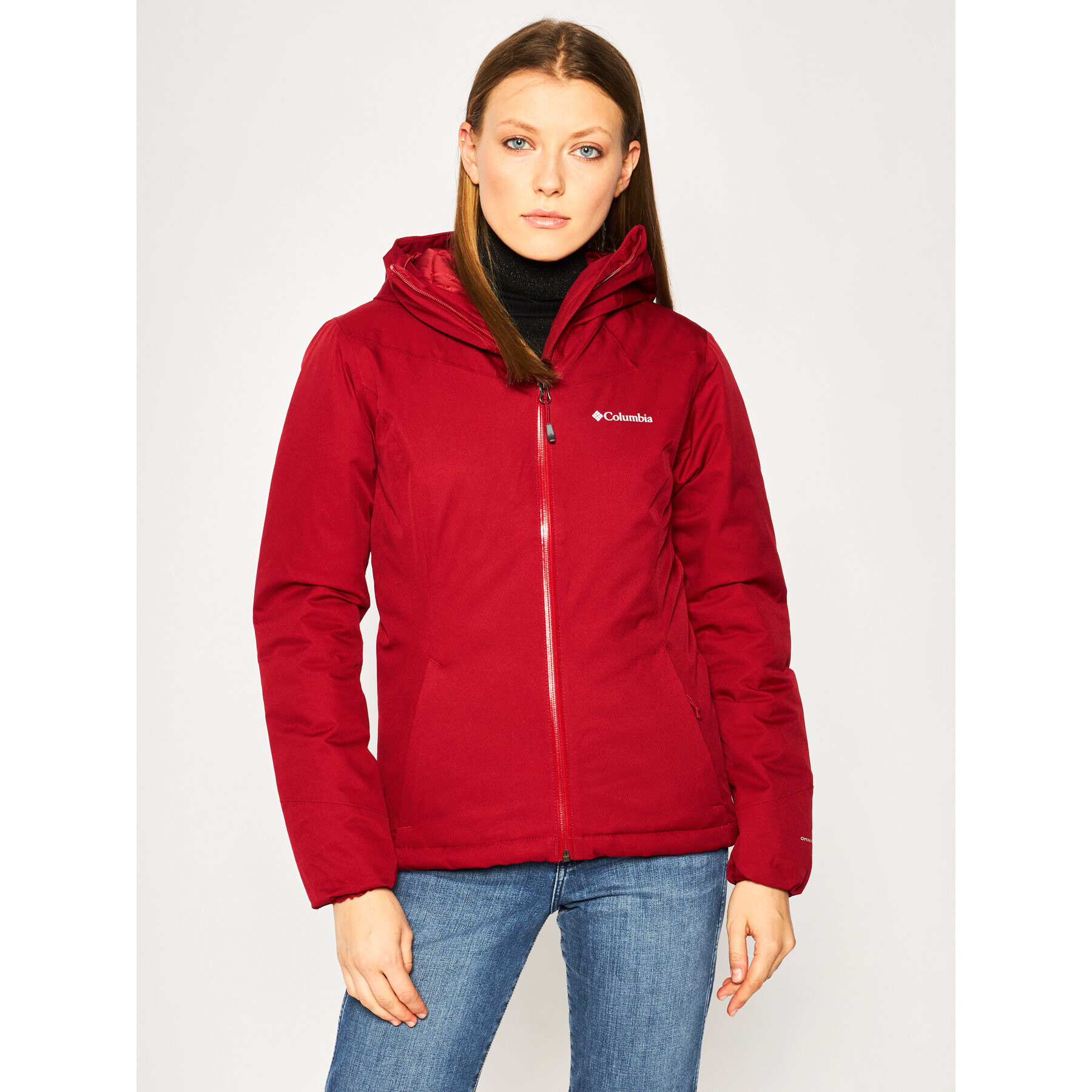 Columbia Пухено яке Windgates 1860322 Червен Regular Fit - Pepit.bg