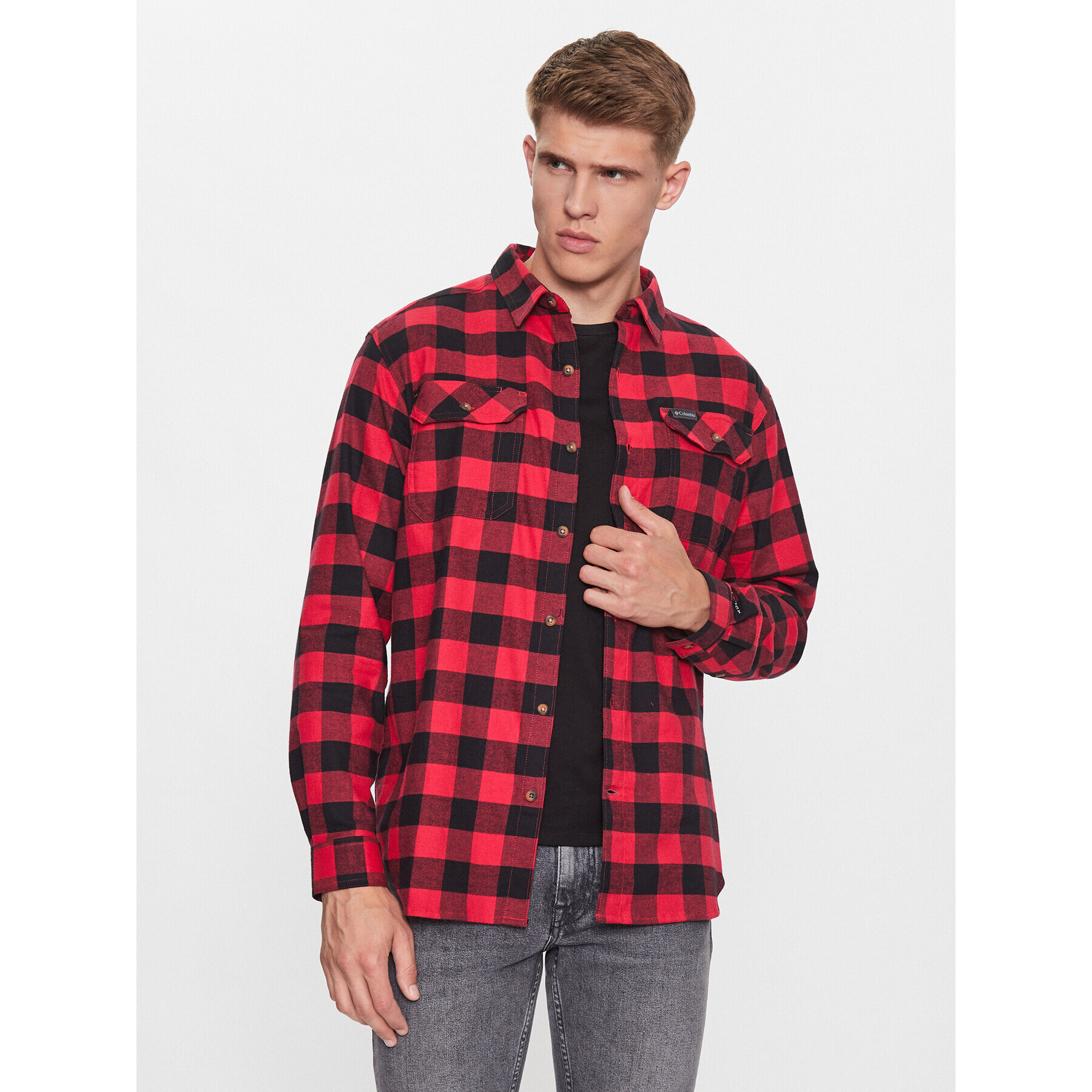 Columbia Риза Flare Gun™ Stretch Flannel Червен Regular Fit - Pepit.bg