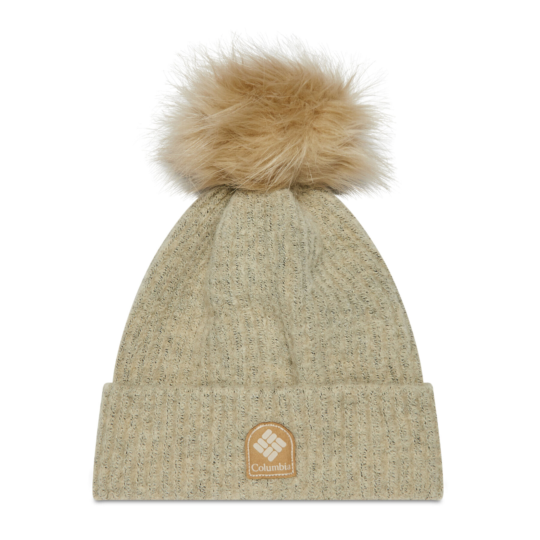 Columbia Шапка Winter Blur™ Pom Pom Beanie 1862101 Бежов - Pepit.bg