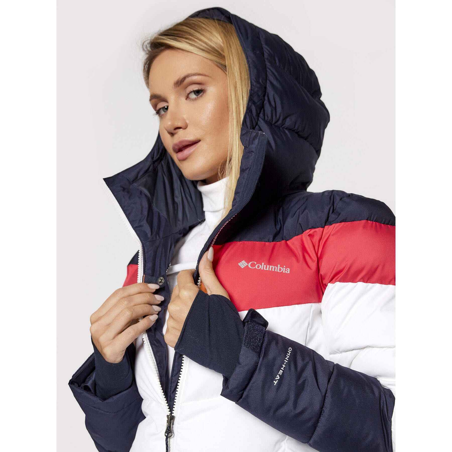 Columbia Скиорско яке Abbott Peak 1909971 Бял Regular Fit - Pepit.bg