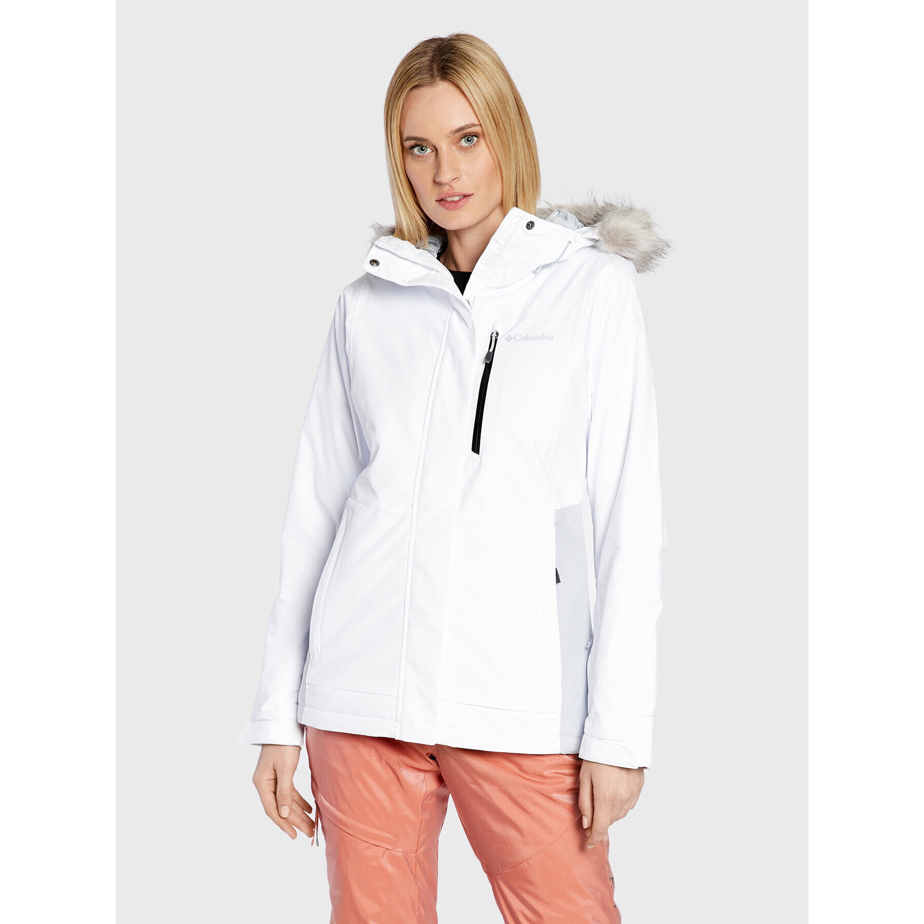 Columbia Скиорско яке Ava Alpine 1910031 Бял Regular Fit - Pepit.bg