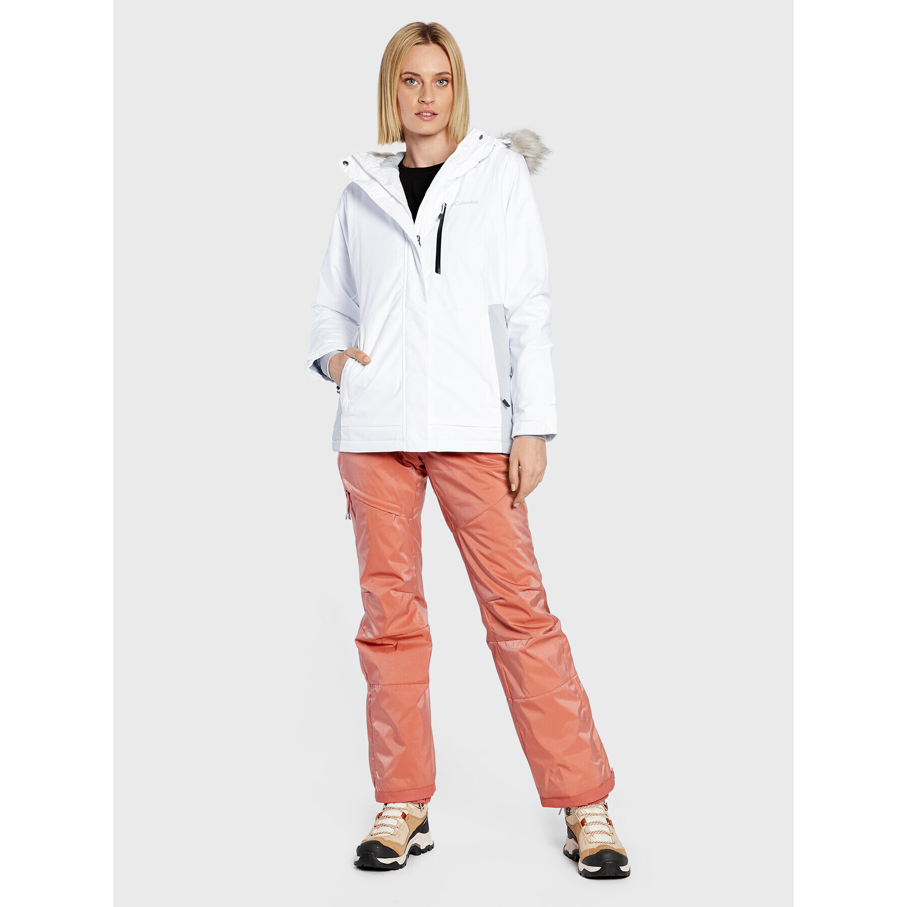 Columbia Скиорско яке Ava Alpine 1910031 Бял Regular Fit - Pepit.bg