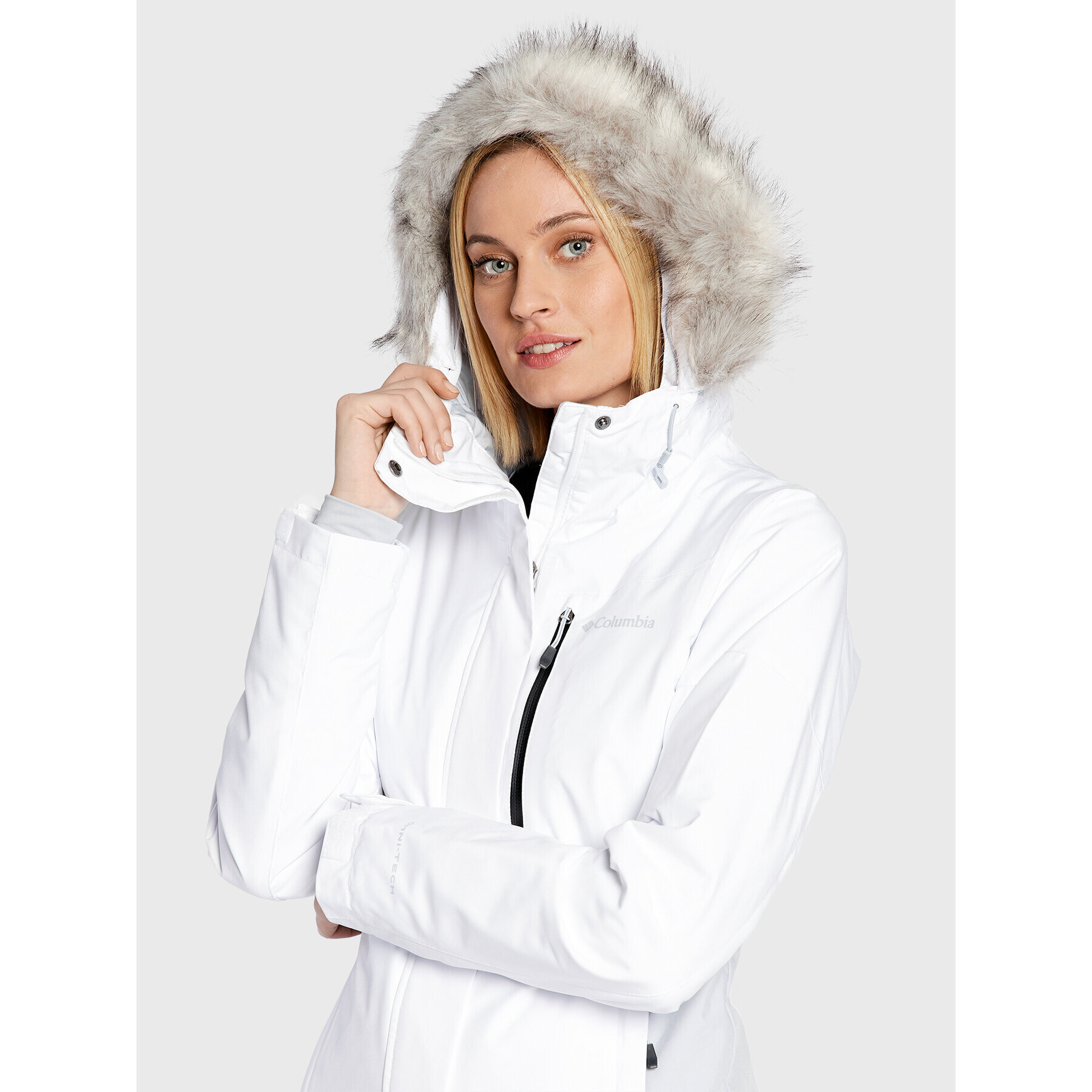Columbia Скиорско яке Ava Alpine 1910031 Бял Regular Fit - Pepit.bg