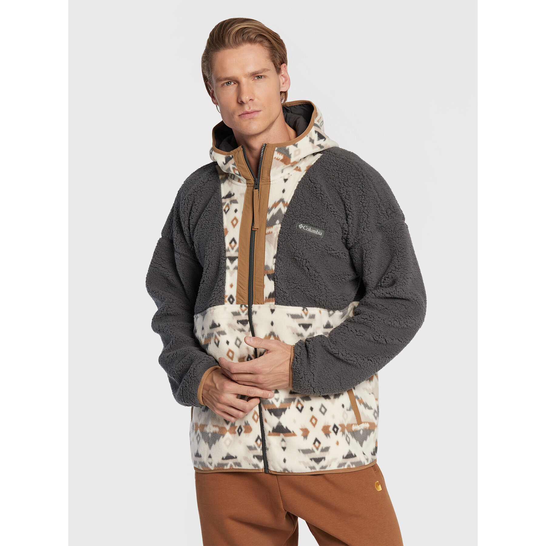 Columbia Суитшърт Backbowl™ Sherpa 1952403 Сив Regular Fit - Pepit.bg