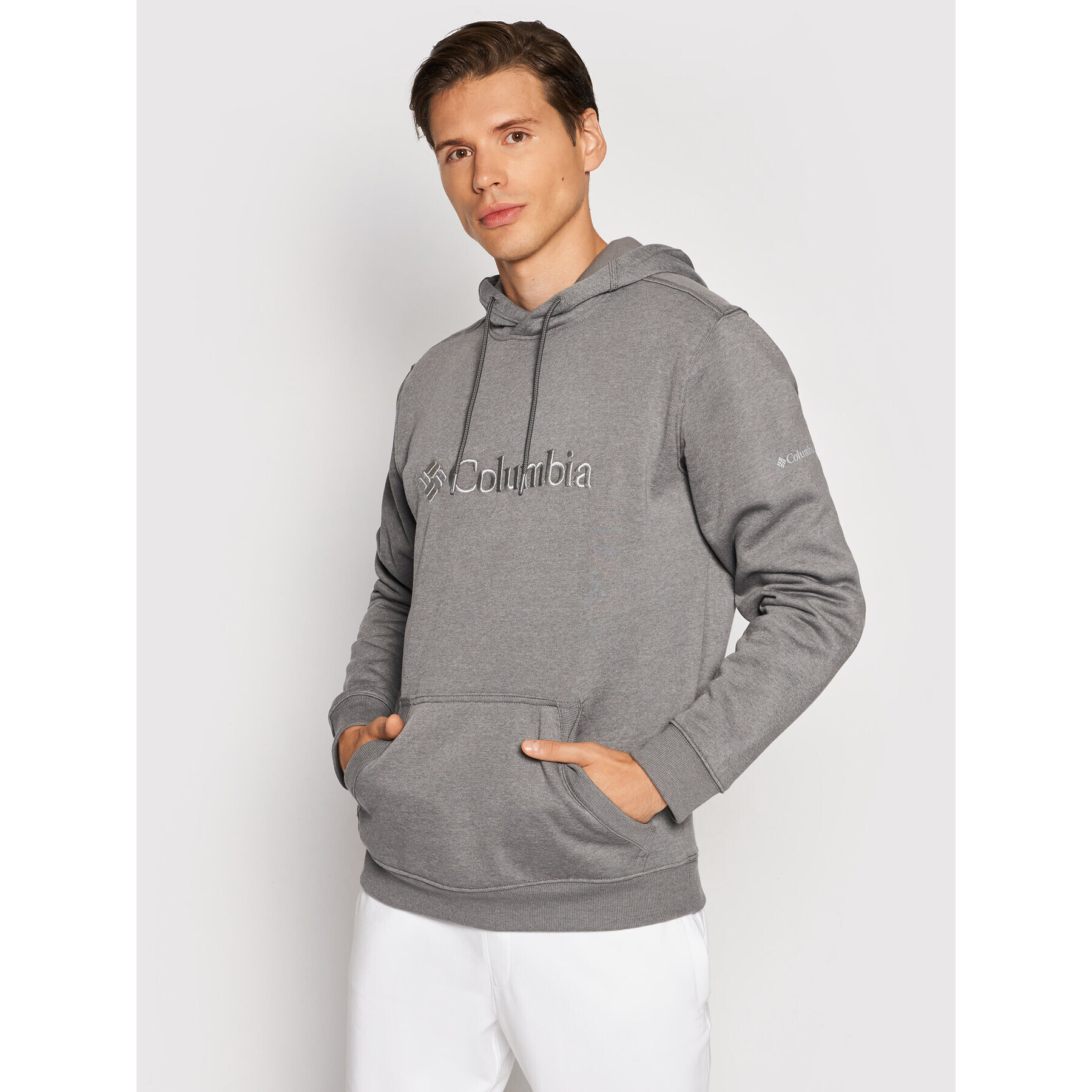 Columbia Суитшърт Csc Basic Logo 1681664023 Сив Regular Fit - Pepit.bg