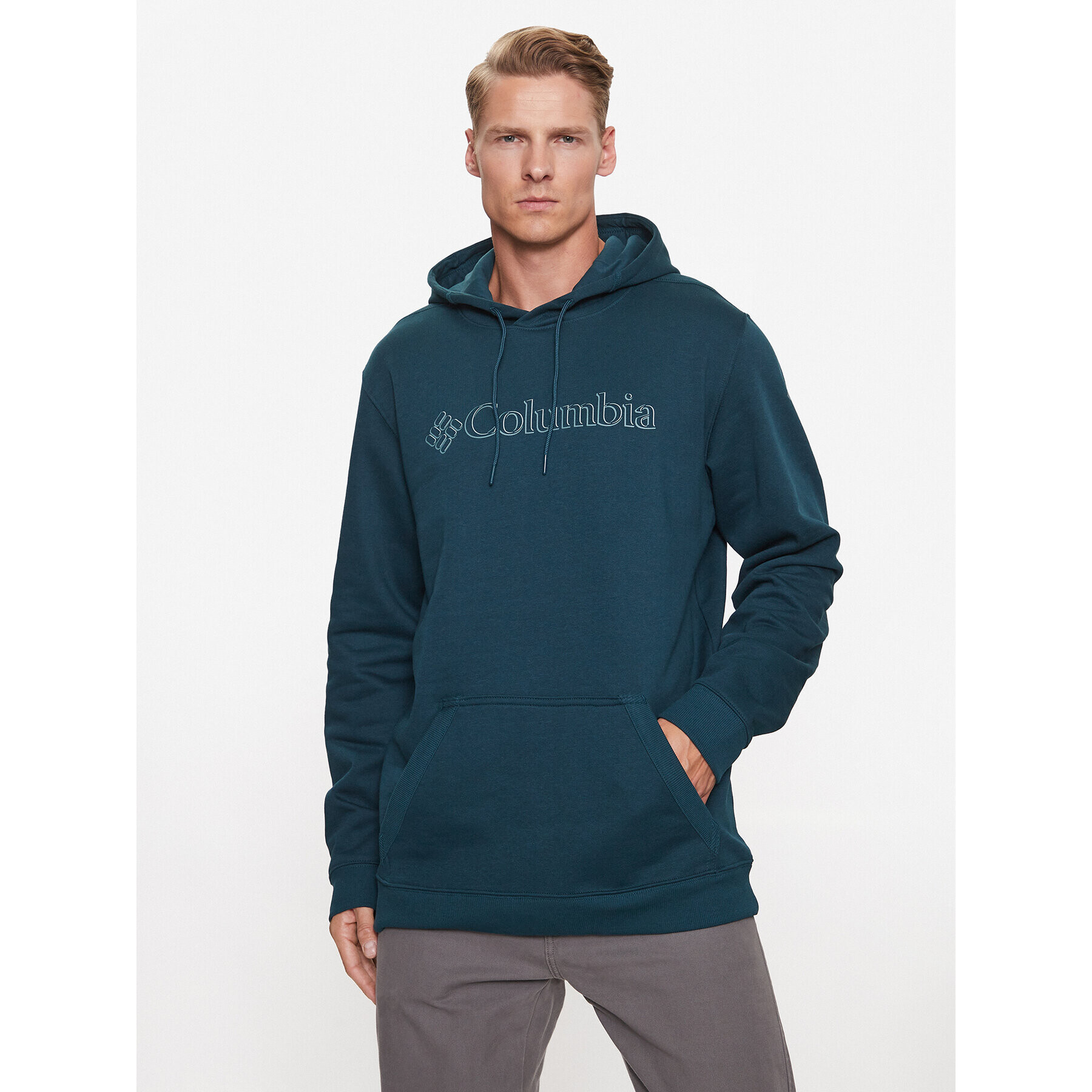 Columbia Суитшърт CSC Basic Logo™ II Hoodie 168166 Син Regular Fit - Pepit.bg