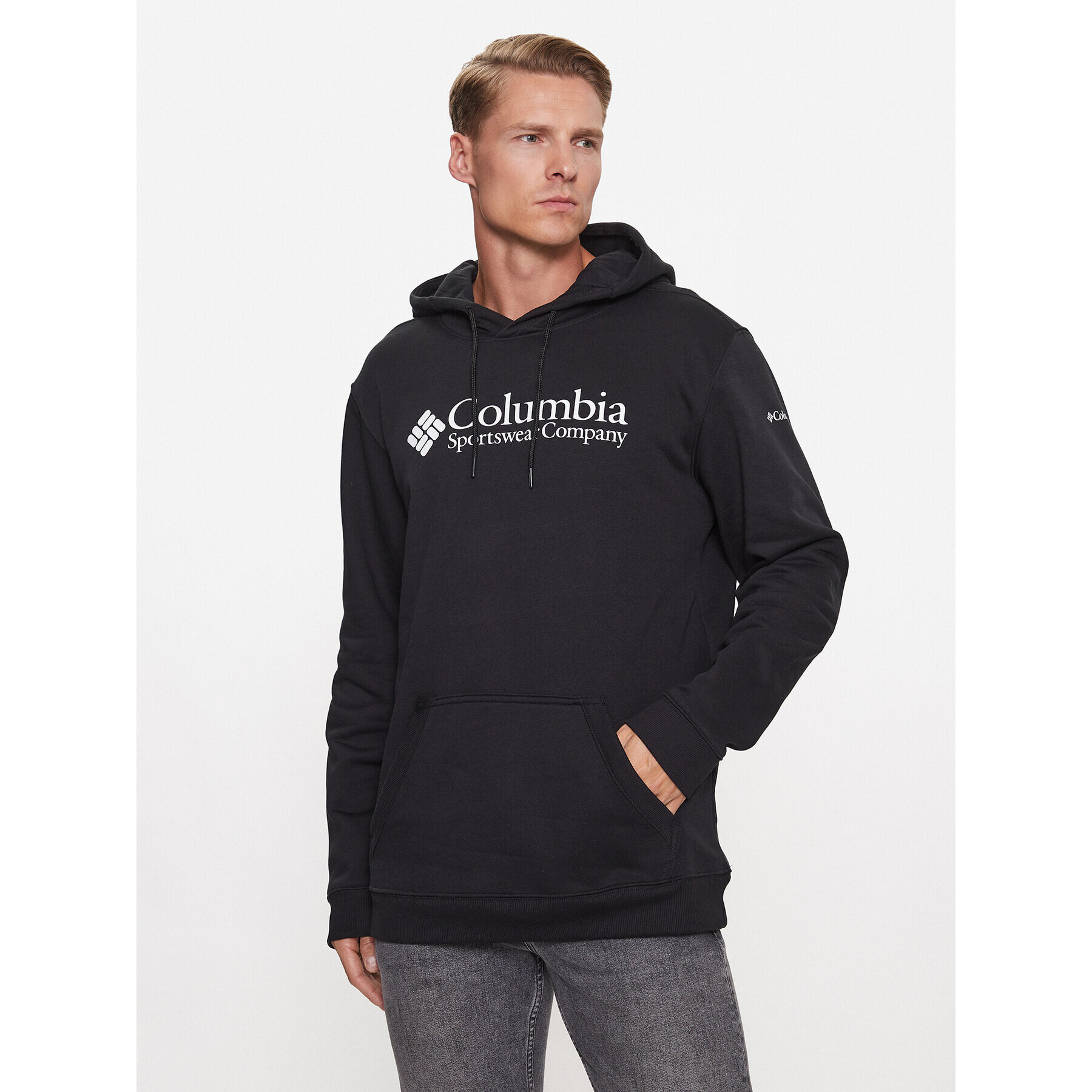 Columbia Суитшърт CSC Basic Logo™ II Hoodie Черен Regular Fit - Pepit.bg