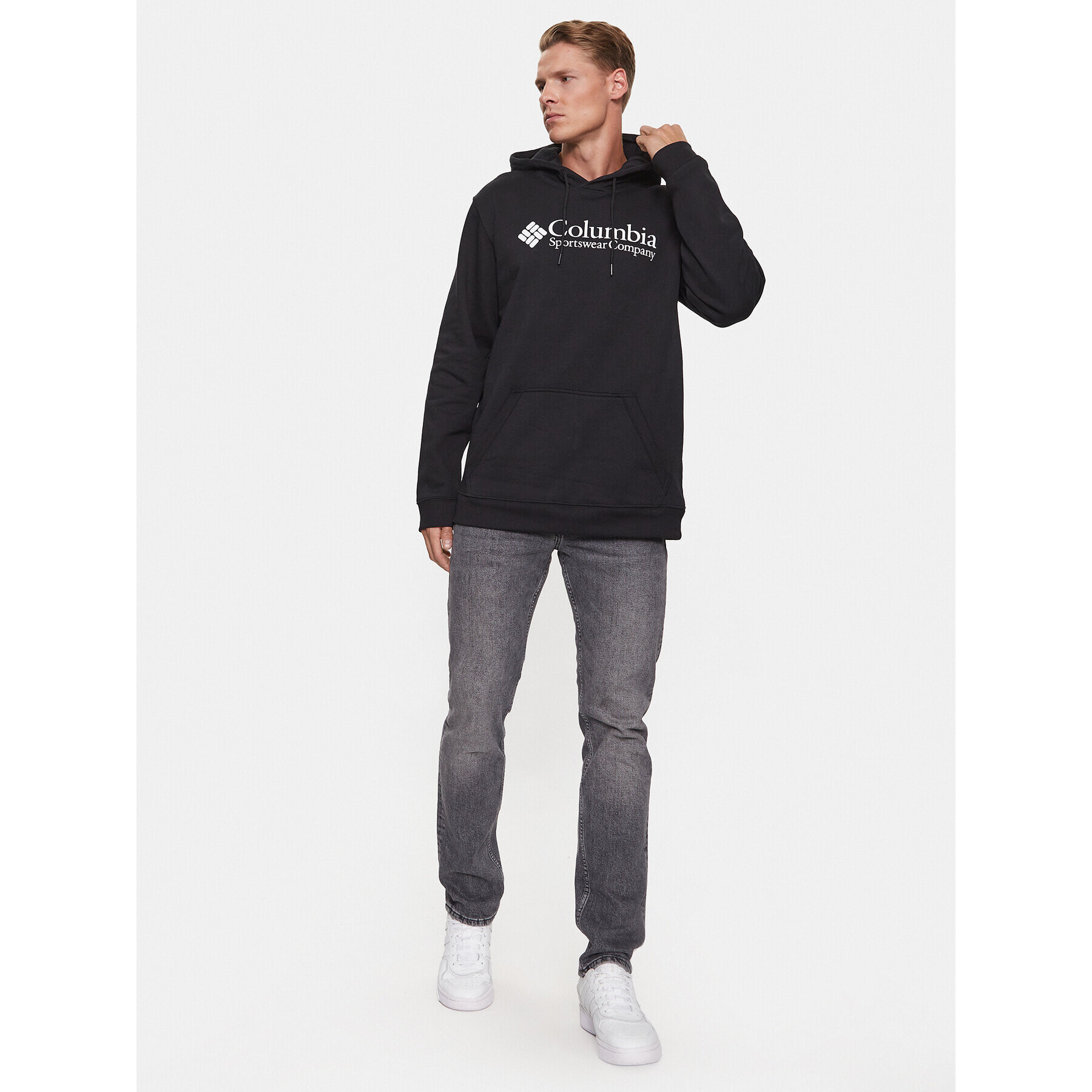 Columbia Суитшърт CSC Basic Logo™ II Hoodie Черен Regular Fit - Pepit.bg