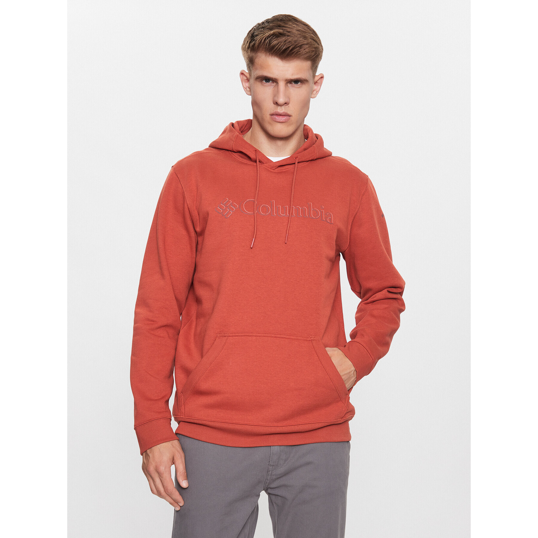 Columbia Суитшърт CSC Basic Logo™ II Hoodie Оранжев Regular Fit - Pepit.bg