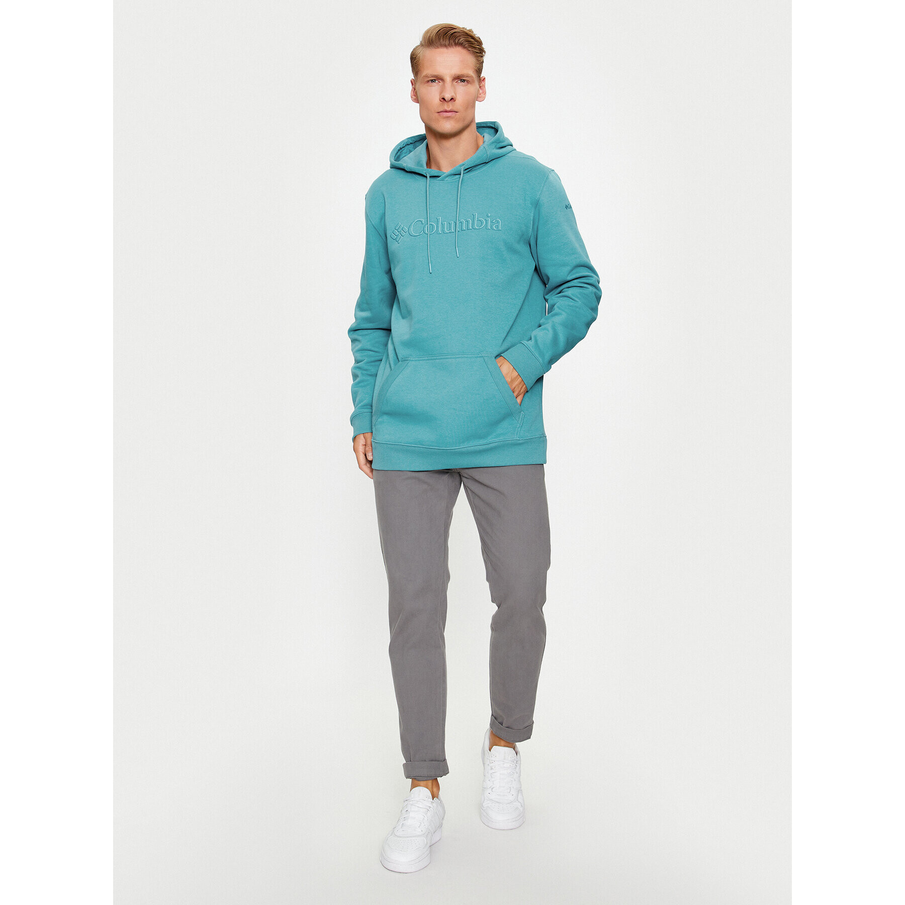 Columbia Суитшърт CSC Basic Logo™ II Hoodie Син Regular Fit - Pepit.bg