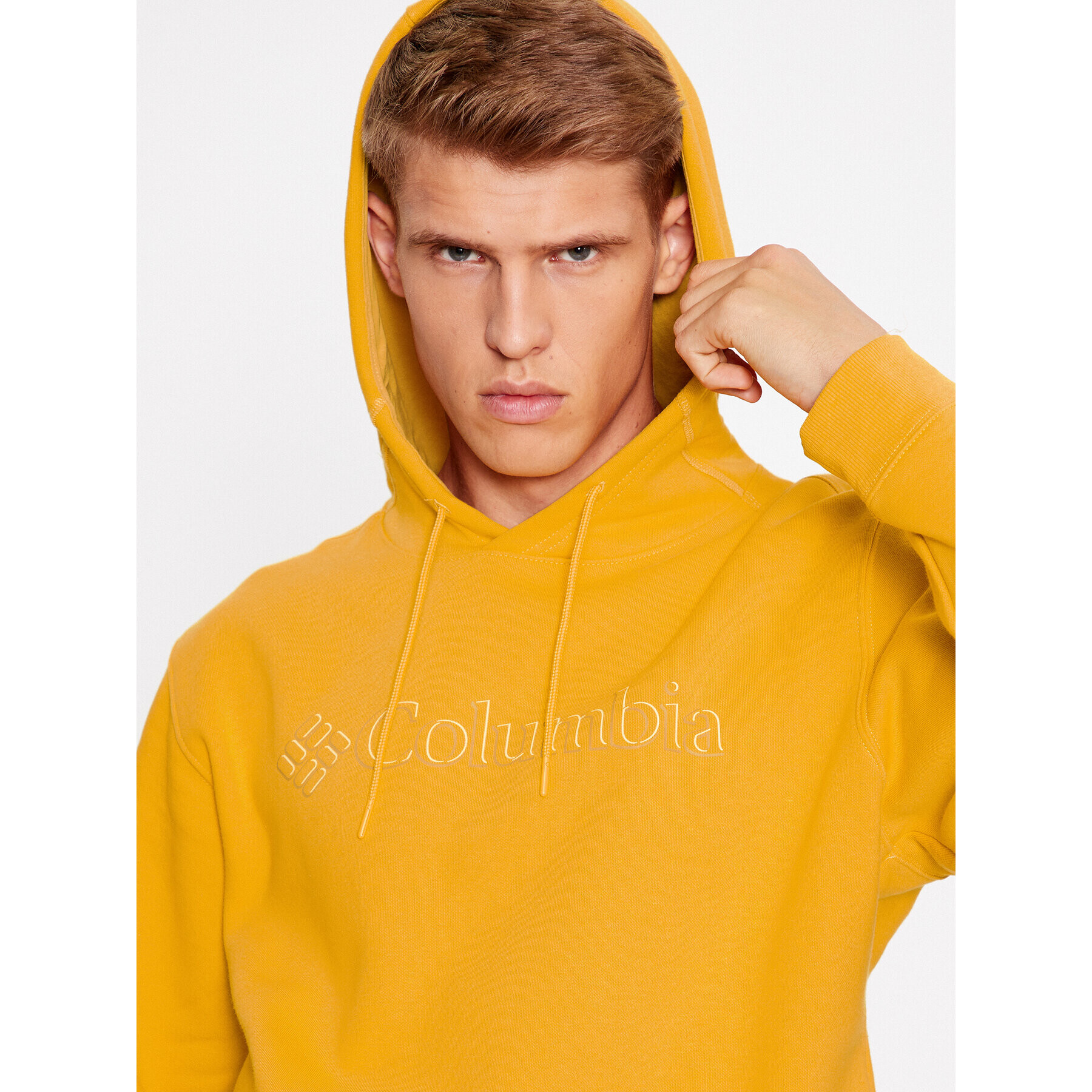 Columbia Суитшърт CSC Basic Logo™ II Hoodie Жълт Regular Fit - Pepit.bg