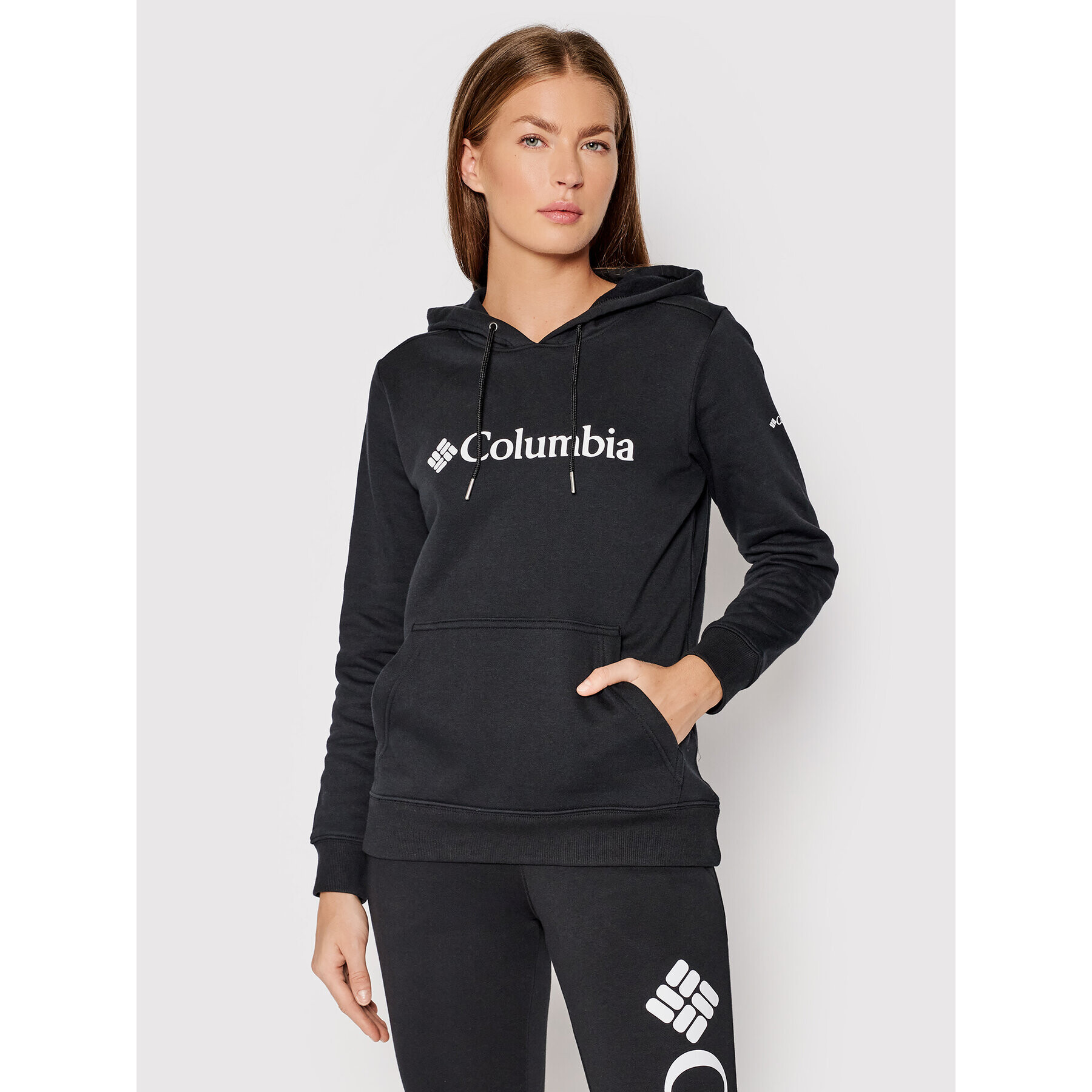 Columbia Суитшърт Logo 1895751 Черен Regular Fit - Pepit.bg