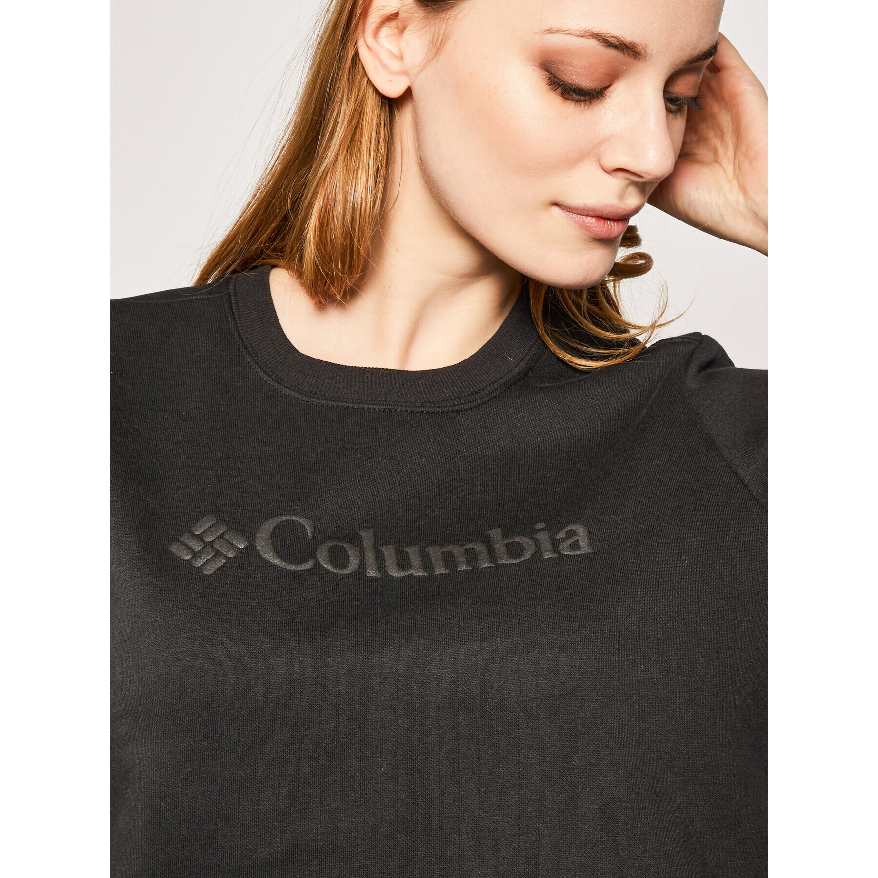 Columbia Суитшърт Logo Crew AL1555 Черен Regular Fit - Pepit.bg