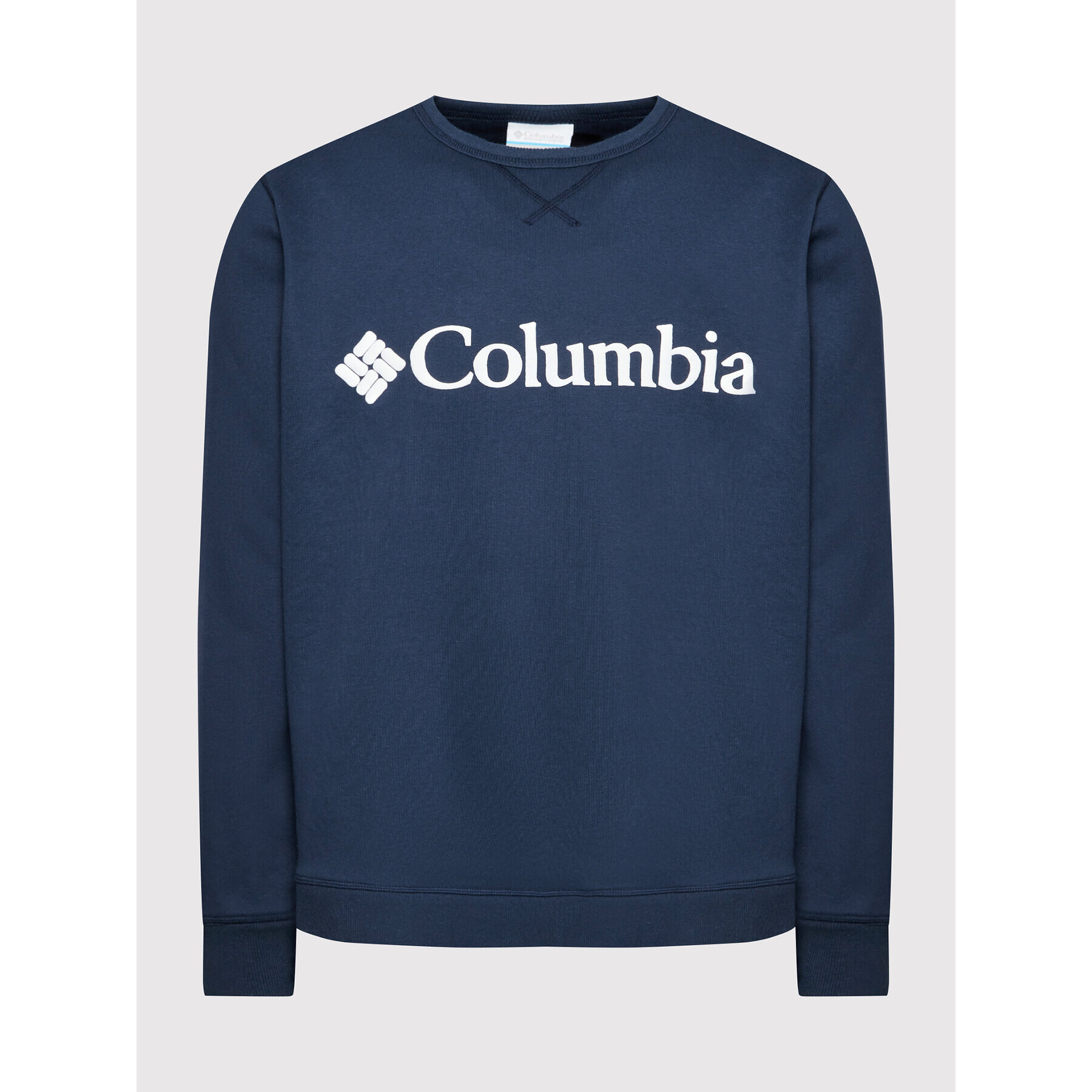 Columbia Суитшърт Logo Fleece Crew 1884931 Тъмносин Regular Fit - Pepit.bg