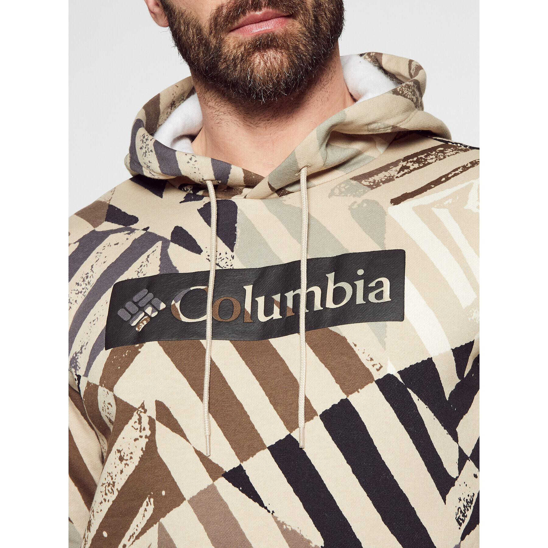 Columbia Суитшърт Logo Printed 1911652 Бежов Regular Fit - Pepit.bg