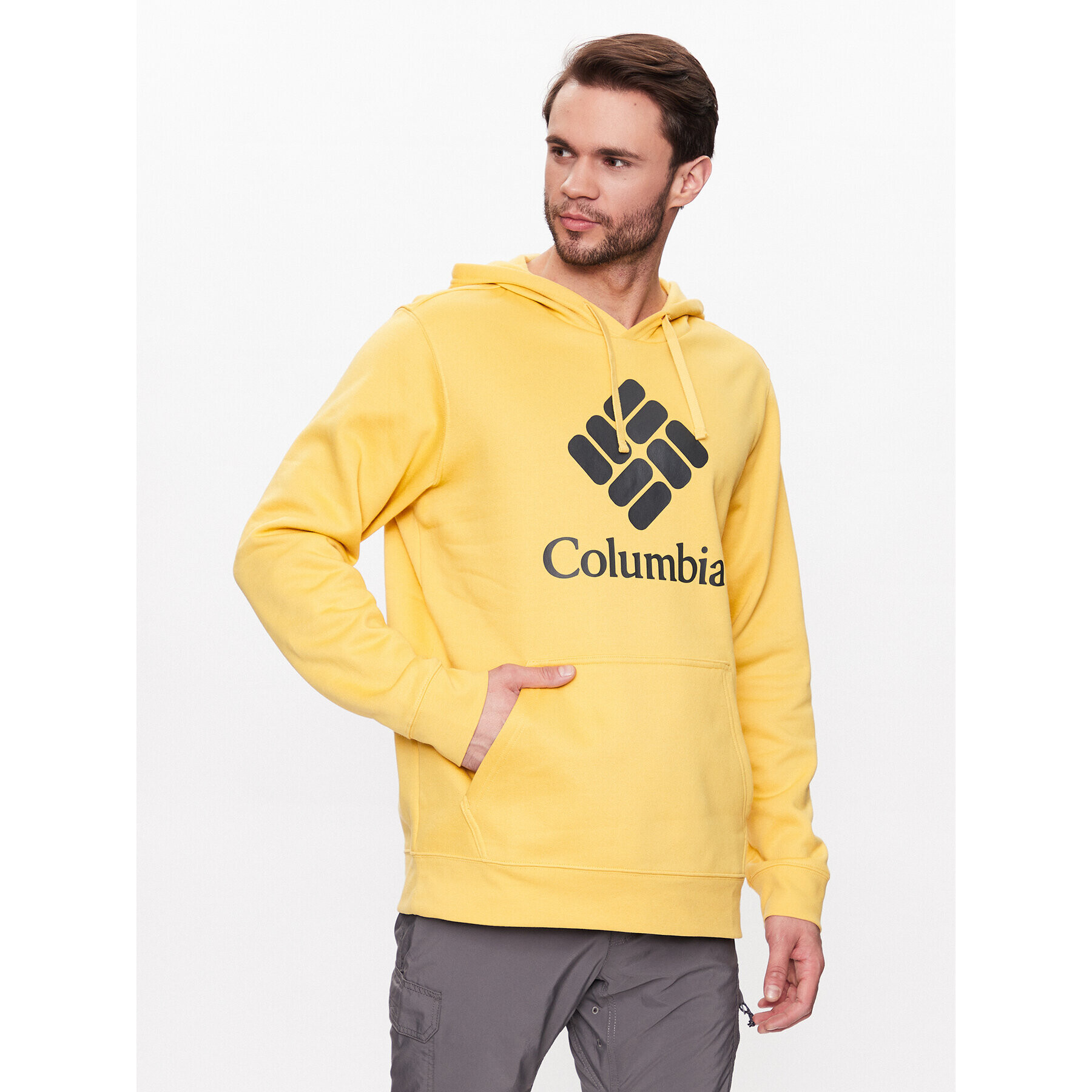 Columbia Суитшърт Trek 1957913 Жълт Regular Fit - Pepit.bg